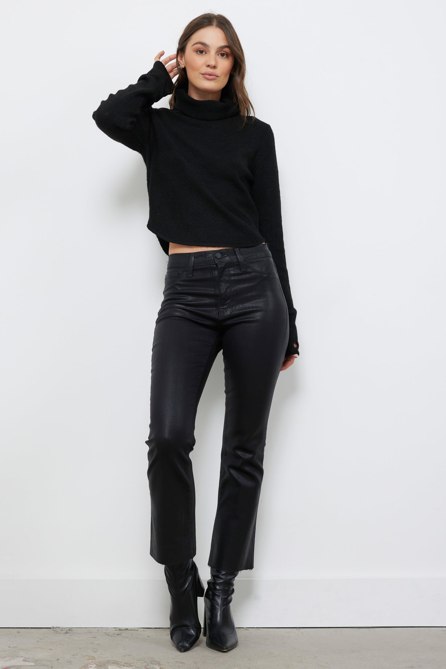 Girls Day Out Black Knit Top