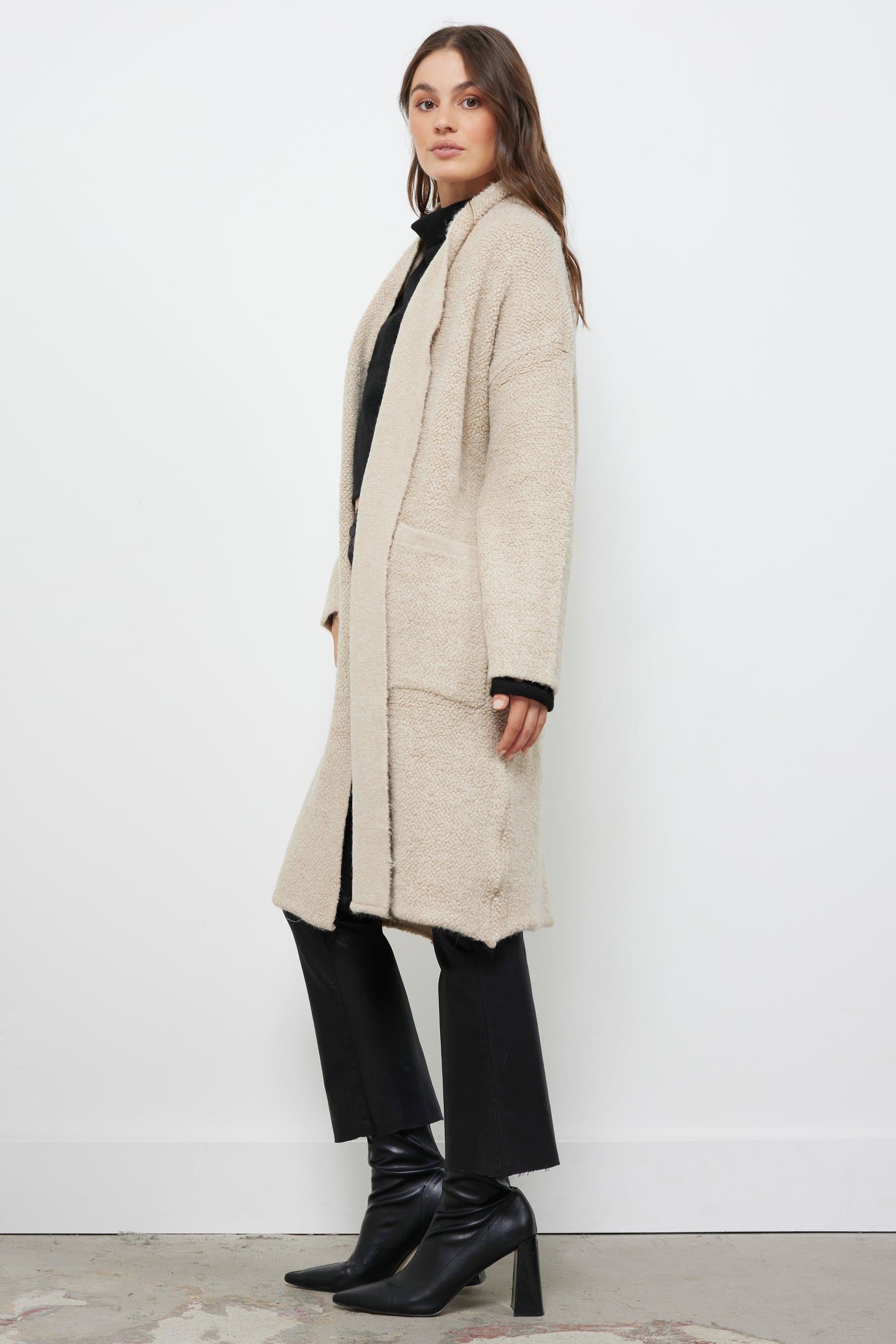 In My Cozy Era Natural Cardigan
