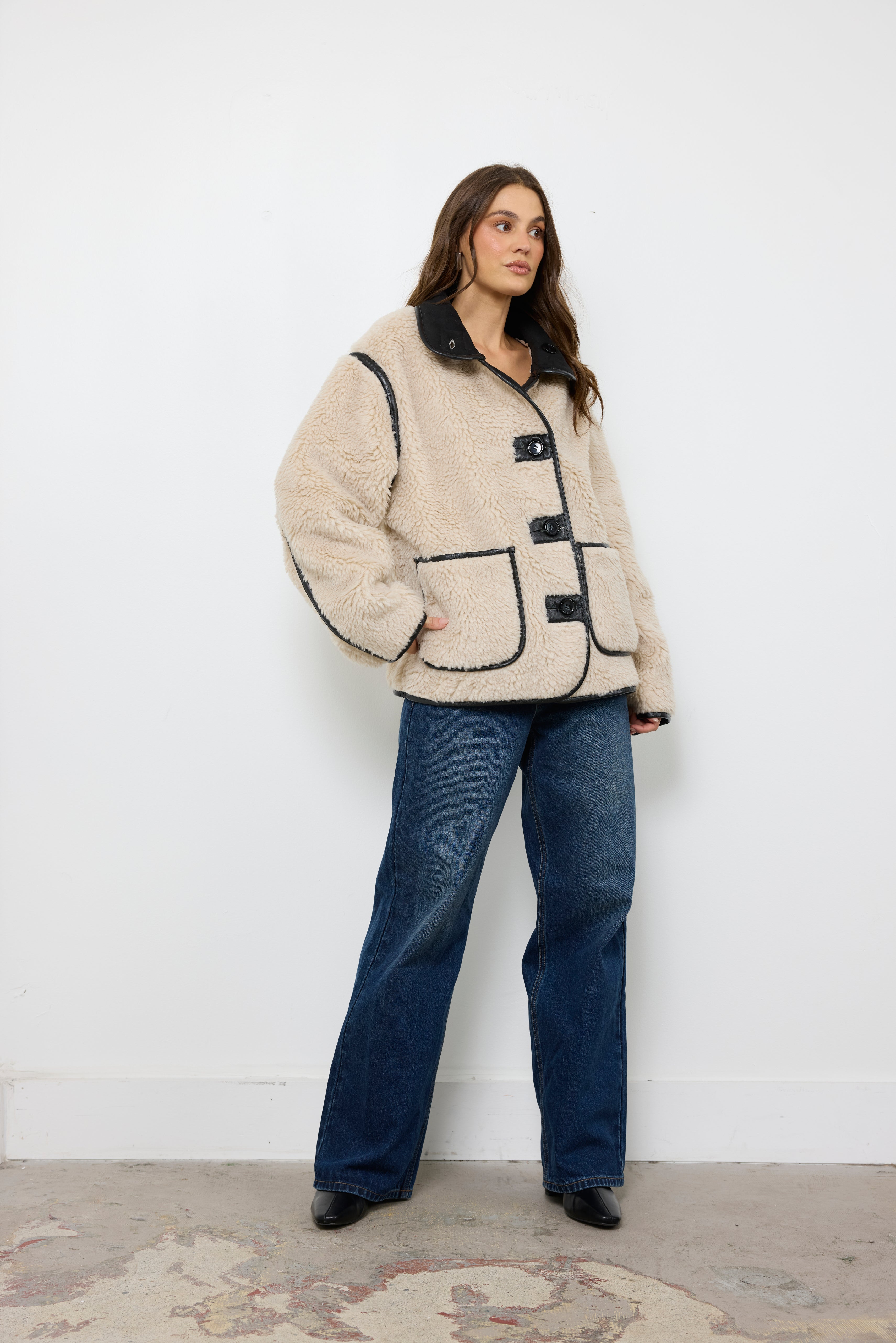 Flip It & Reverse It Ecru Jacket