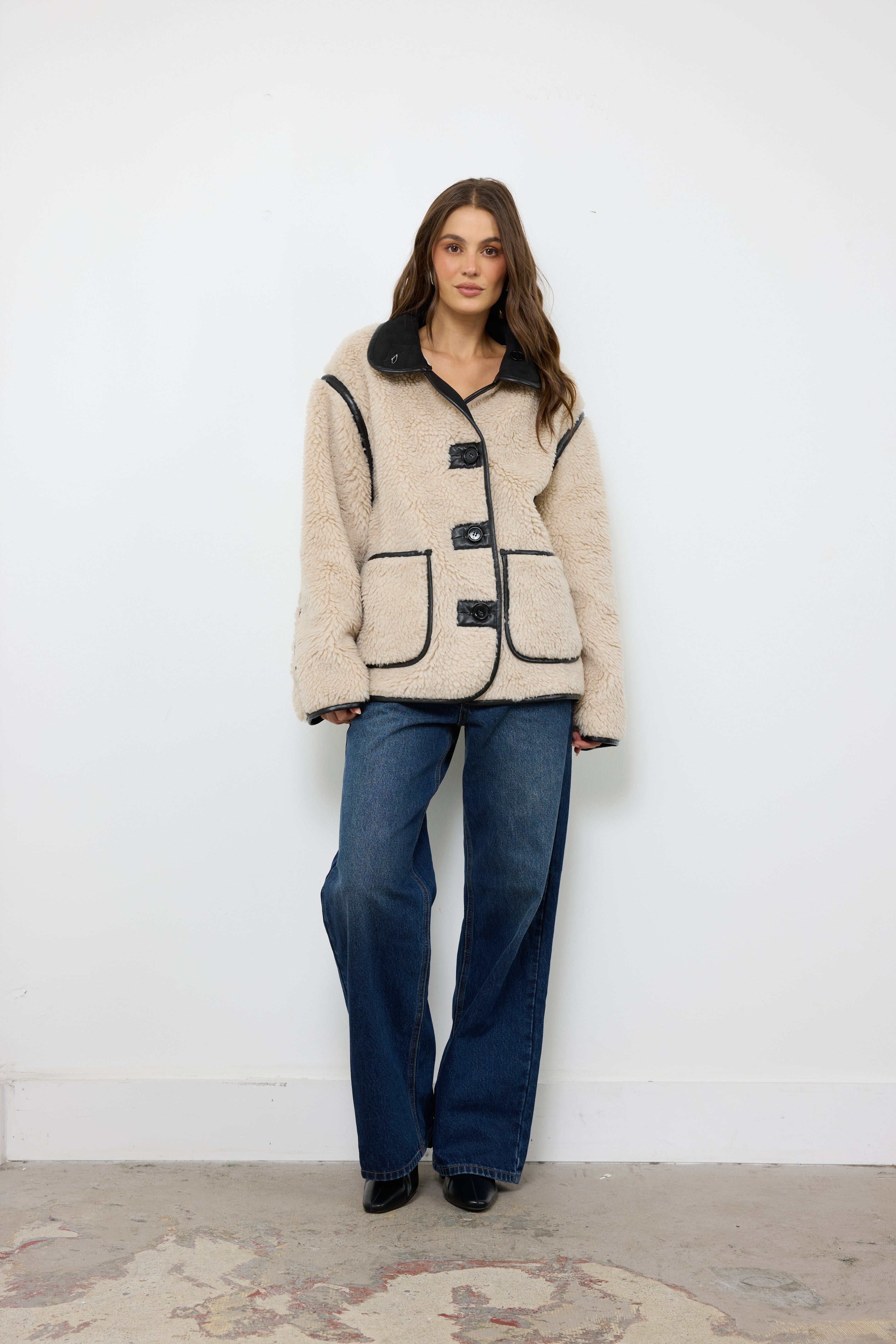 Flip It & Reverse It Ecru Jacket