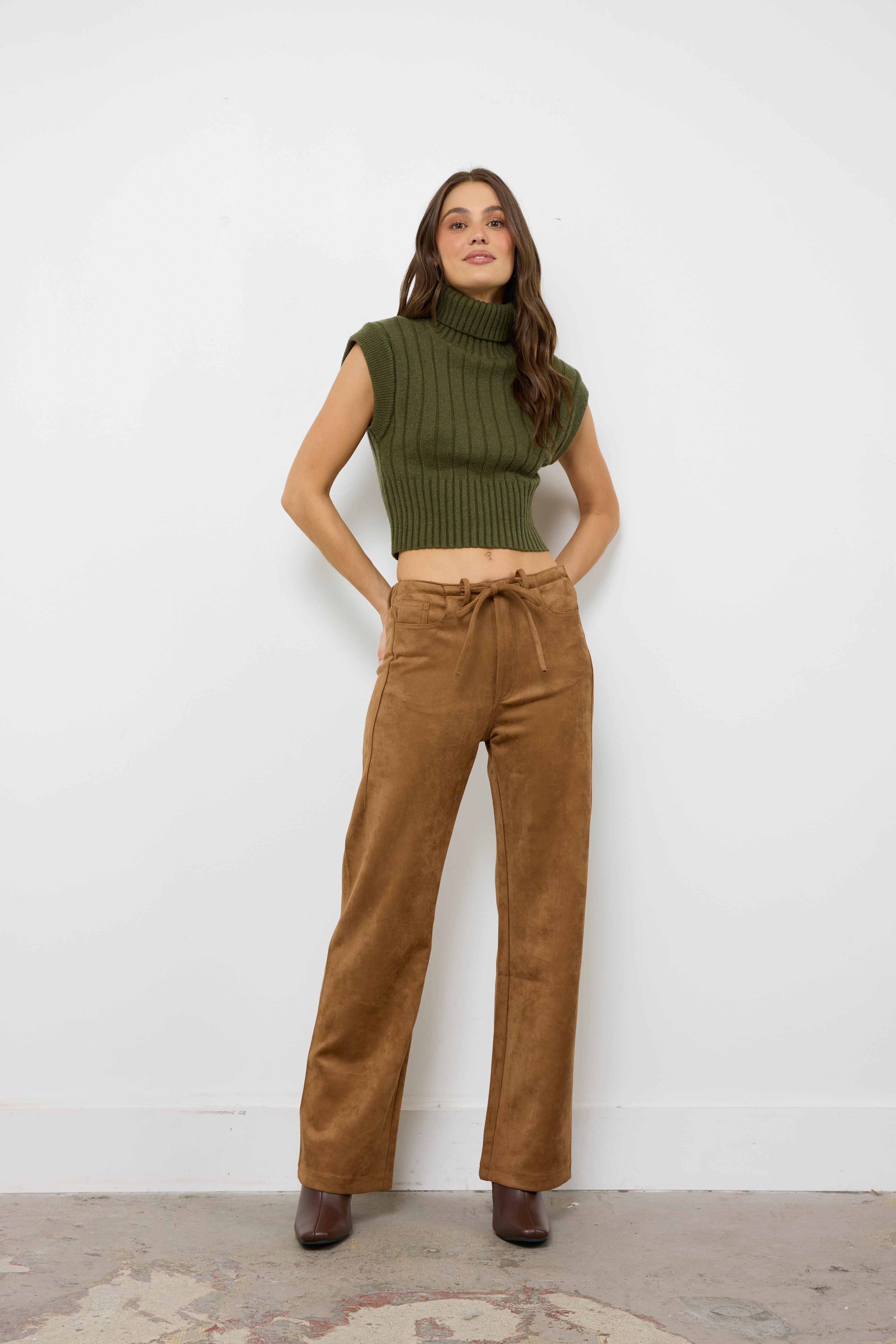 Selma Olive Top