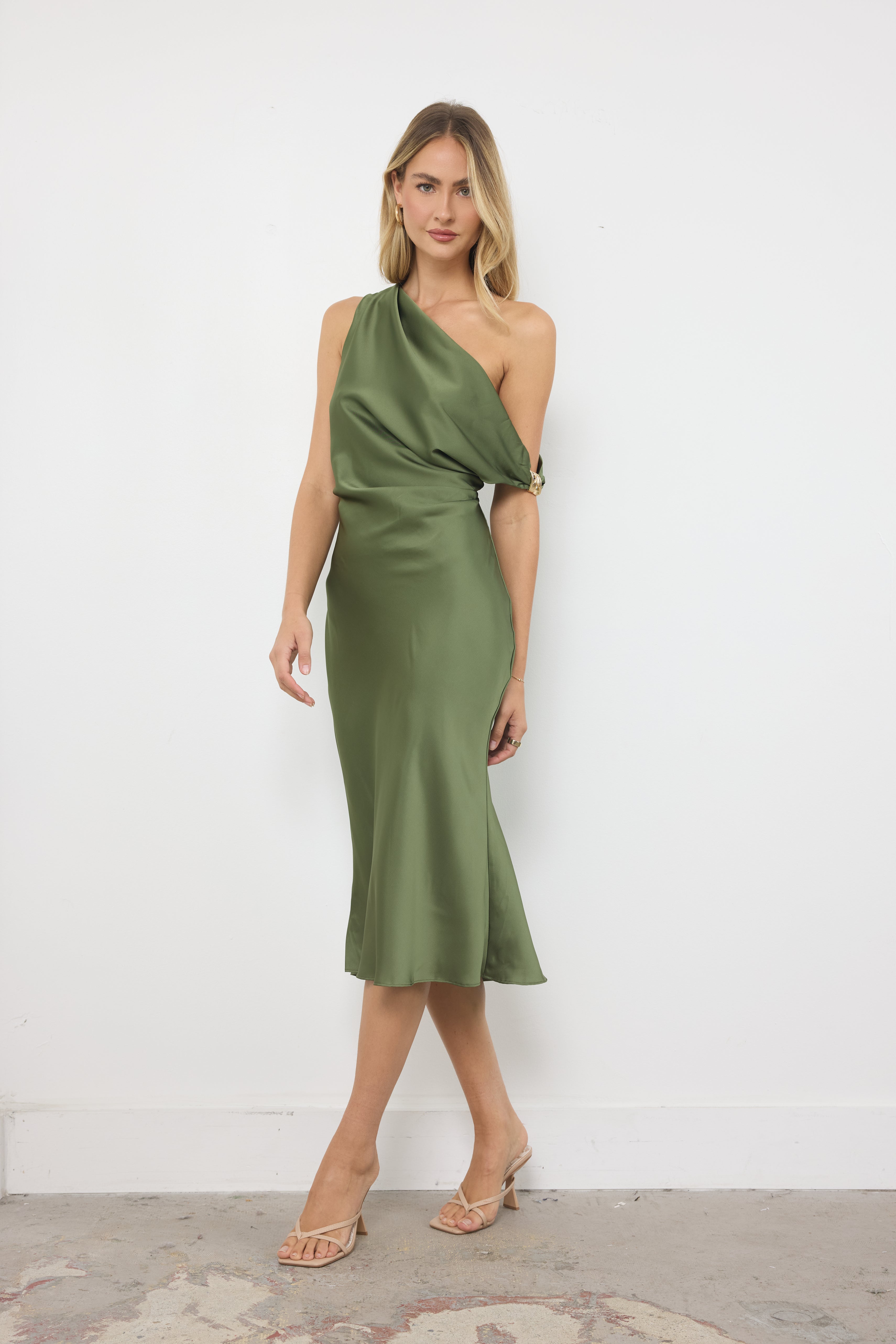 I've Seen It Green Tea Maxi Dress
