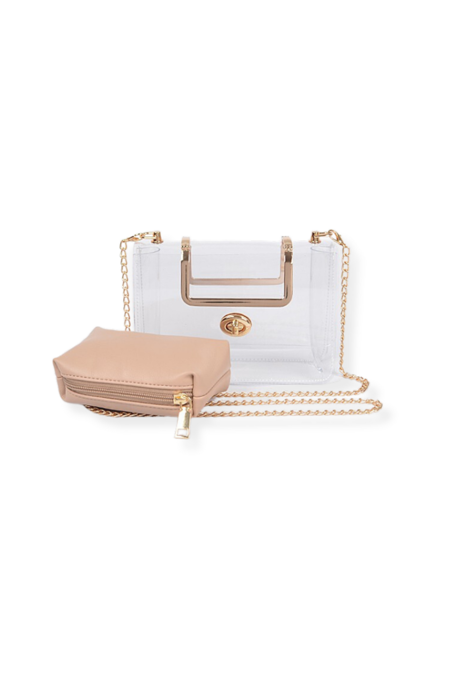 Full Transparency Nude Bag