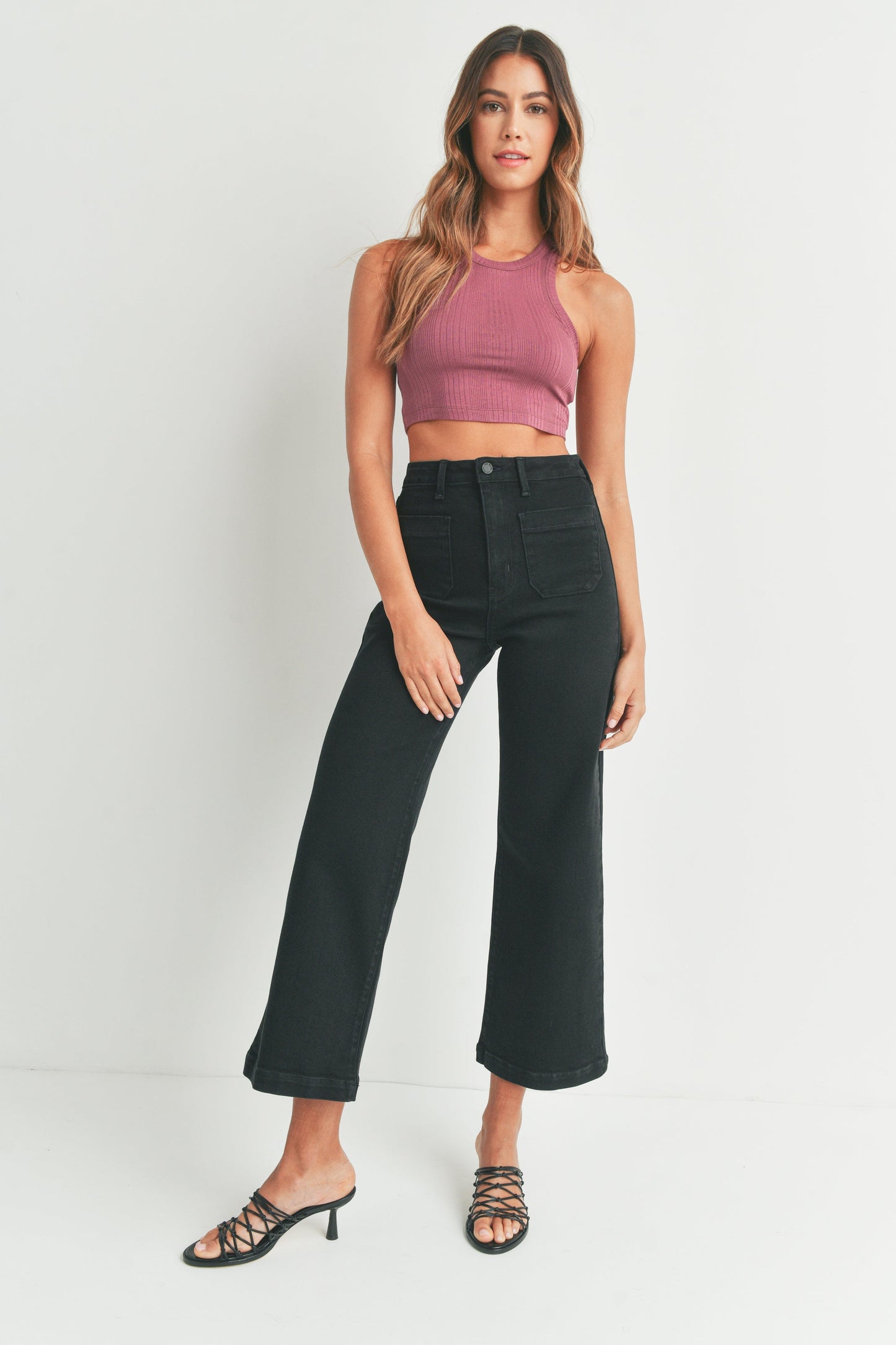 Pocket Dial Black Jeans