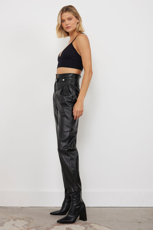 Aden Black Seamless Bralette Top