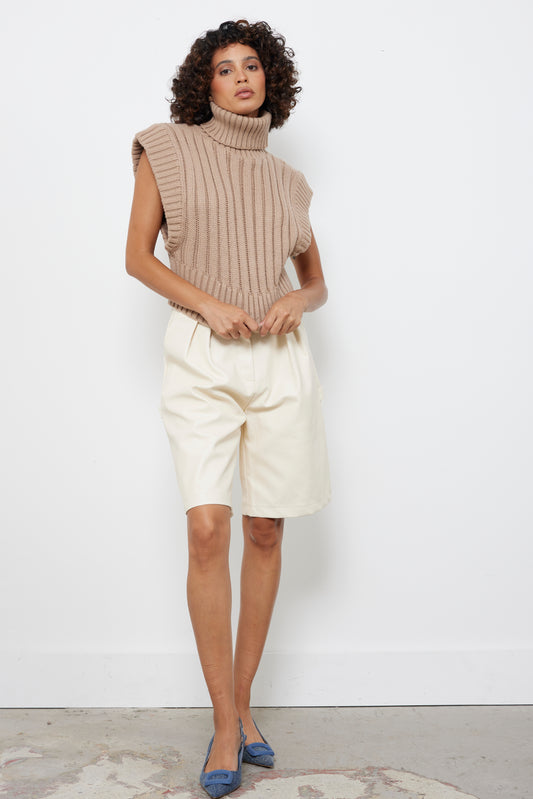 Forever Cool Cream Shorts