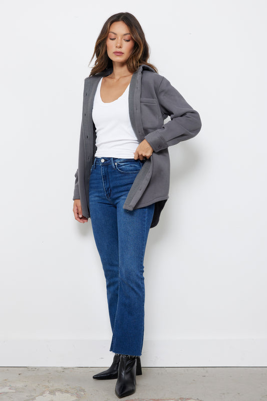 Get In Graphite Shirt Jacket
