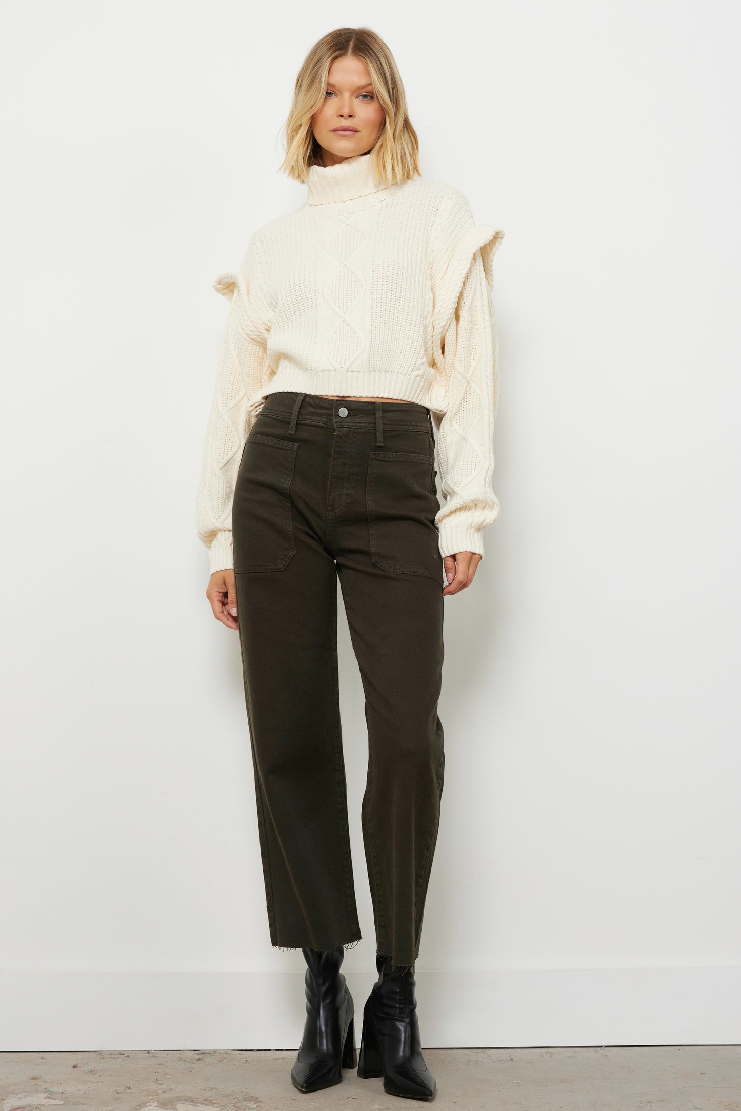 Kennedy Cream Knit Top