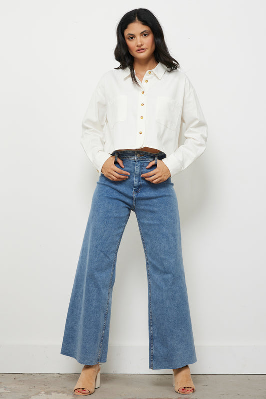 Scientifically Speaking Off White Top