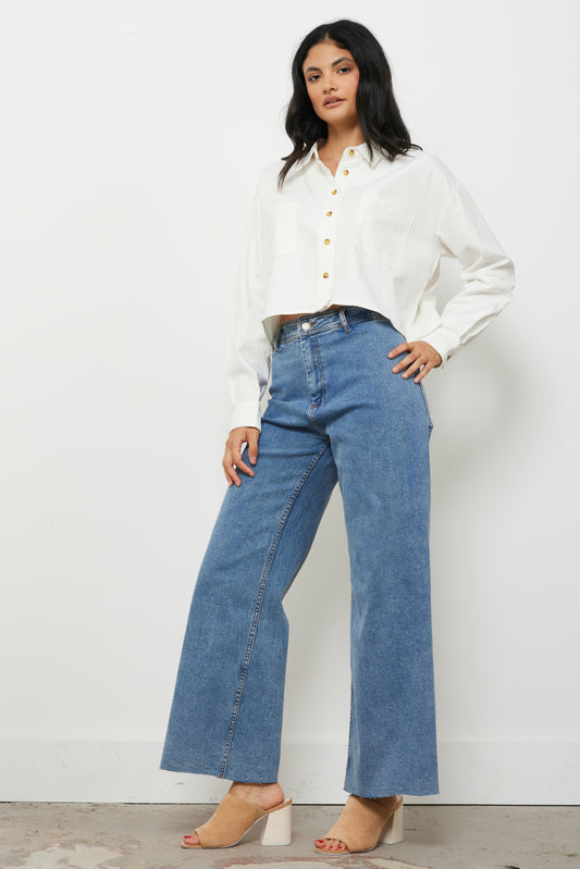 Scientifically Speaking Off White Top
