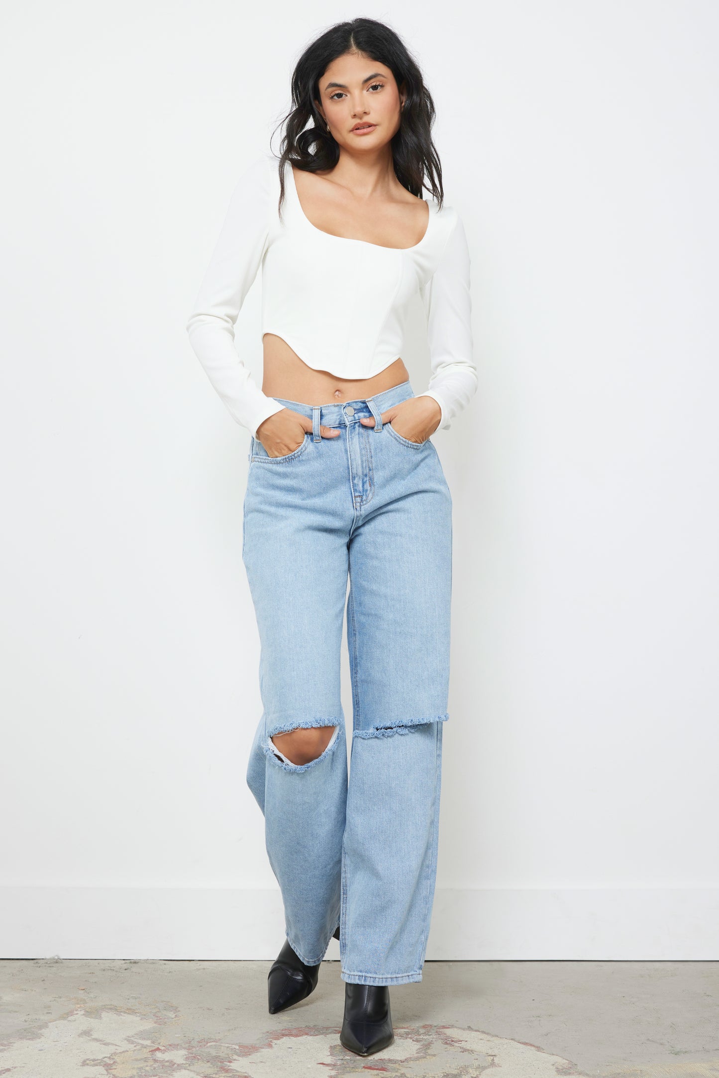Minimal Effort Light Denim Jeans