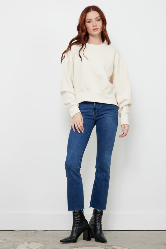 No Complaints Cream Pullover