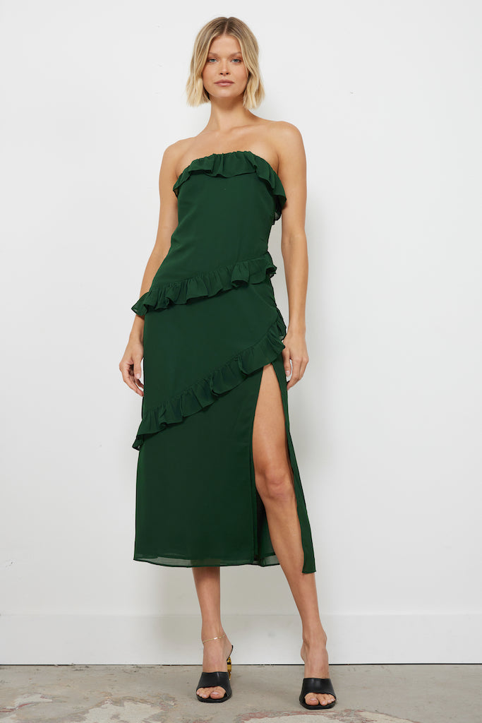 Pippa Dark Green Dress