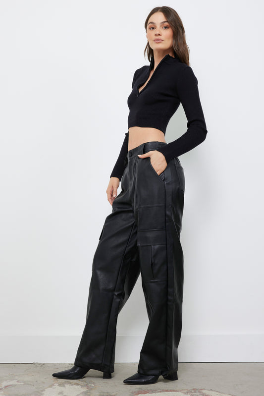 Stay Connected Black Top