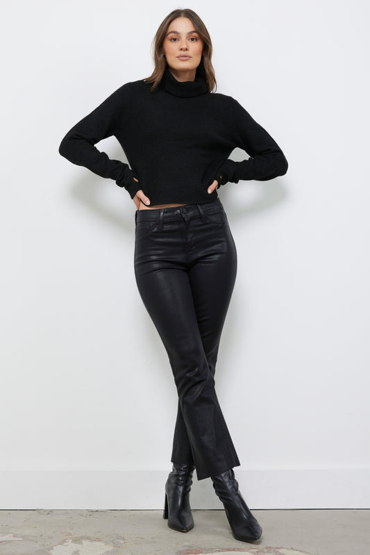 Girls Day Out Black Knit Top