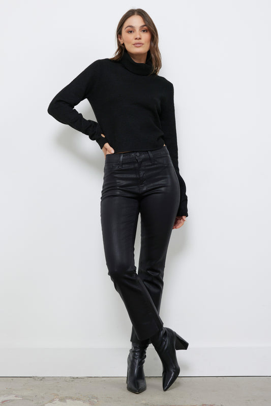 Everything Coated Black Jeans