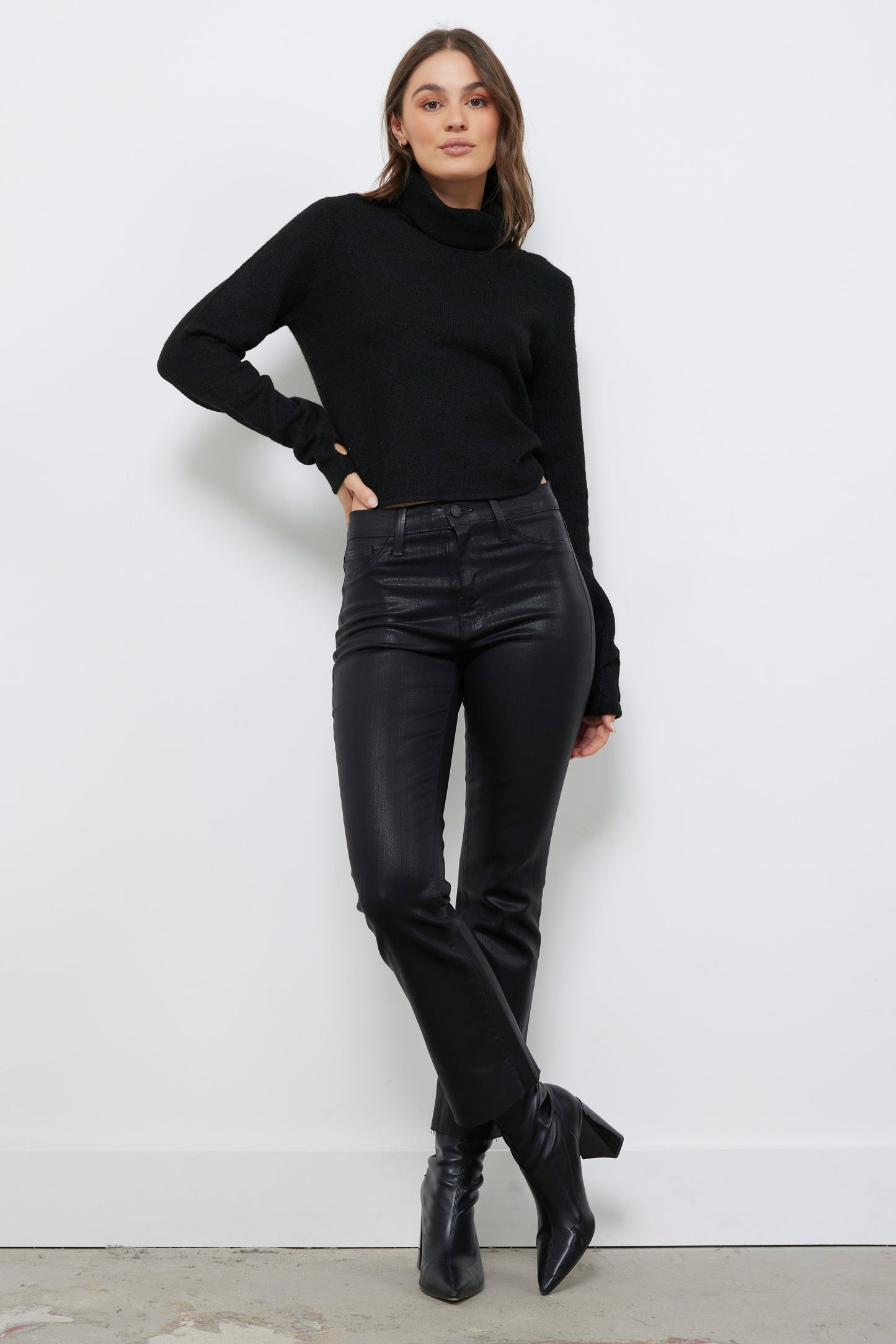 Girls Day Out Black Knit Top