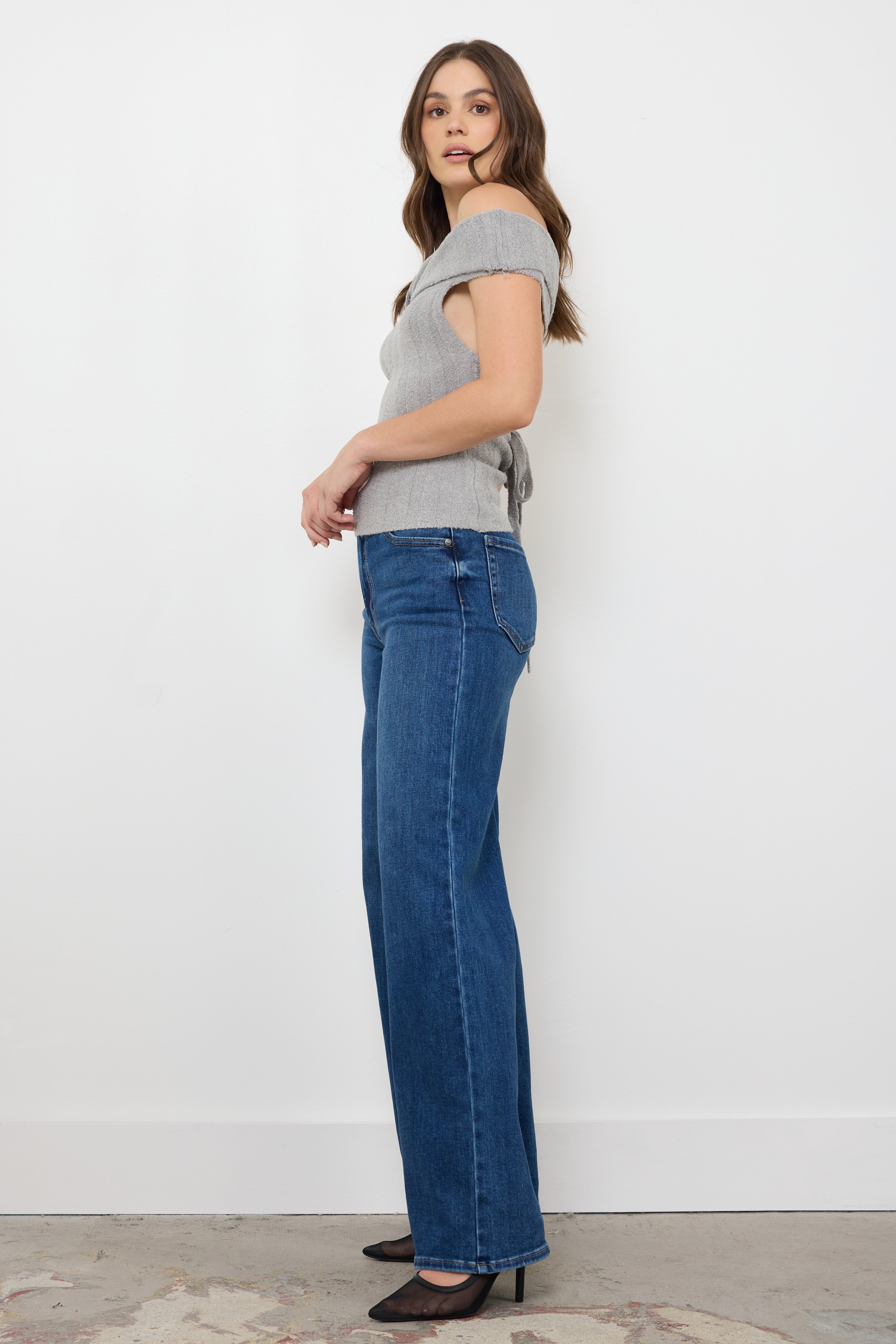 Play Seriously Grey Knit Top