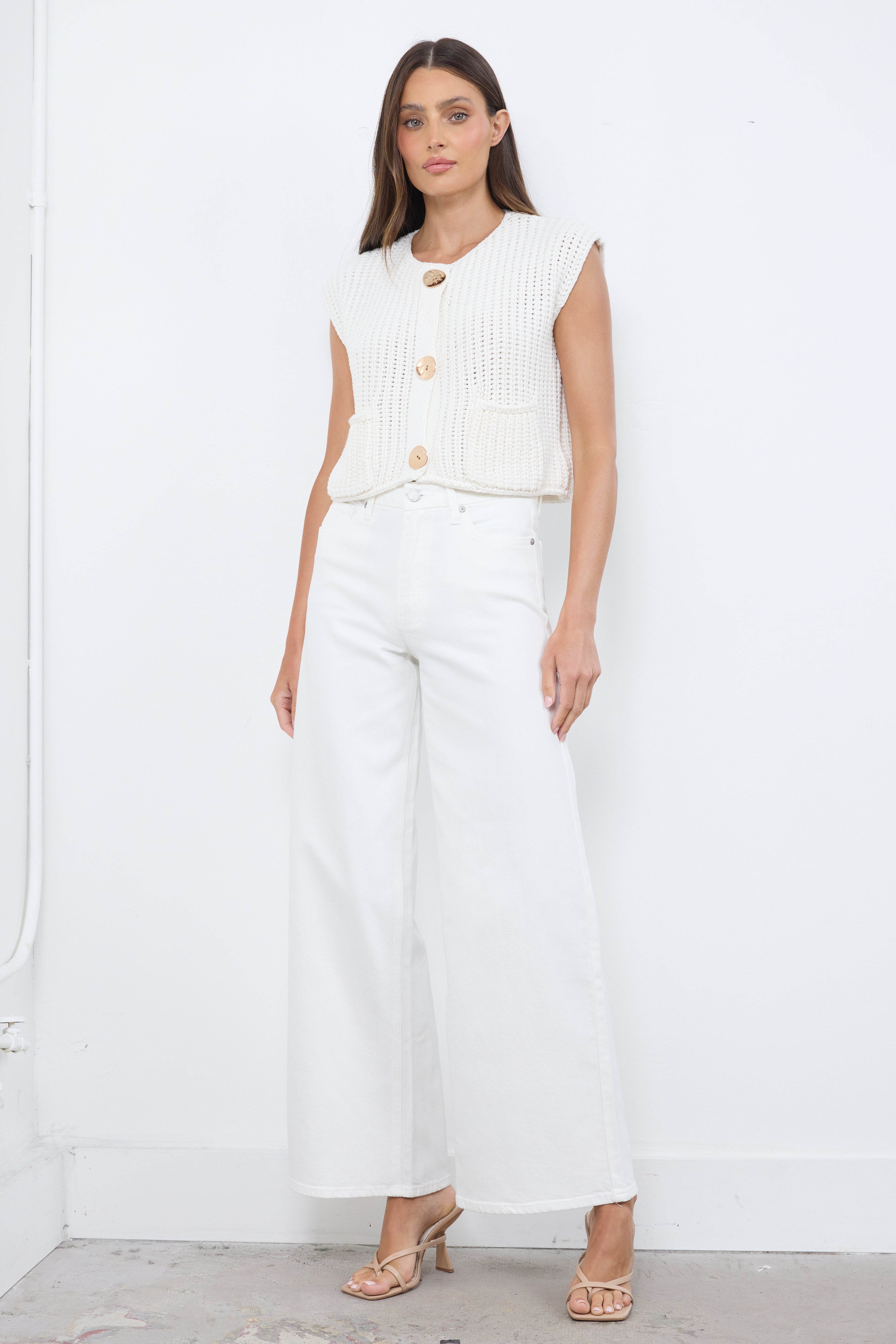 Salem White Denim Jeans