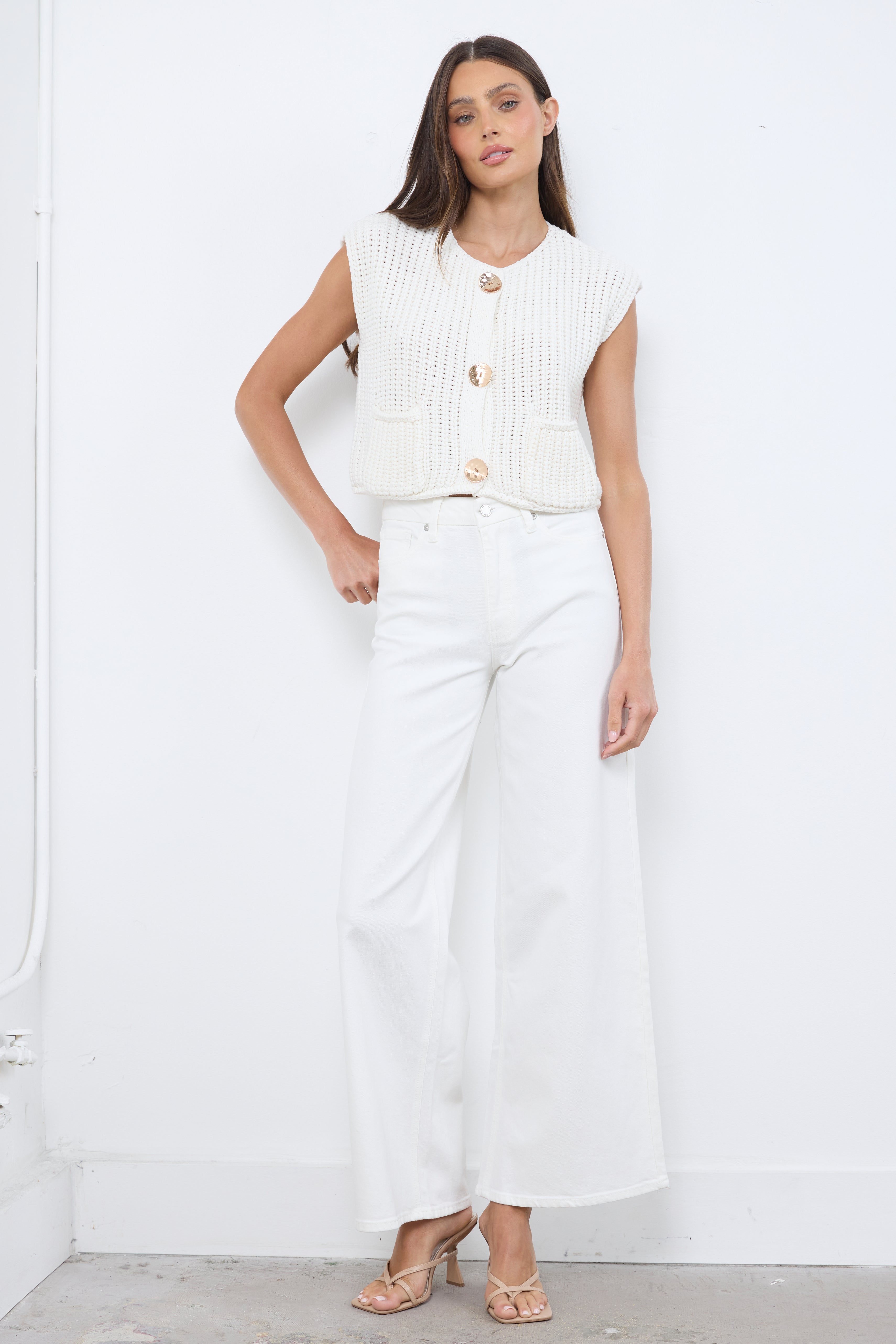 Salem White Denim Jeans