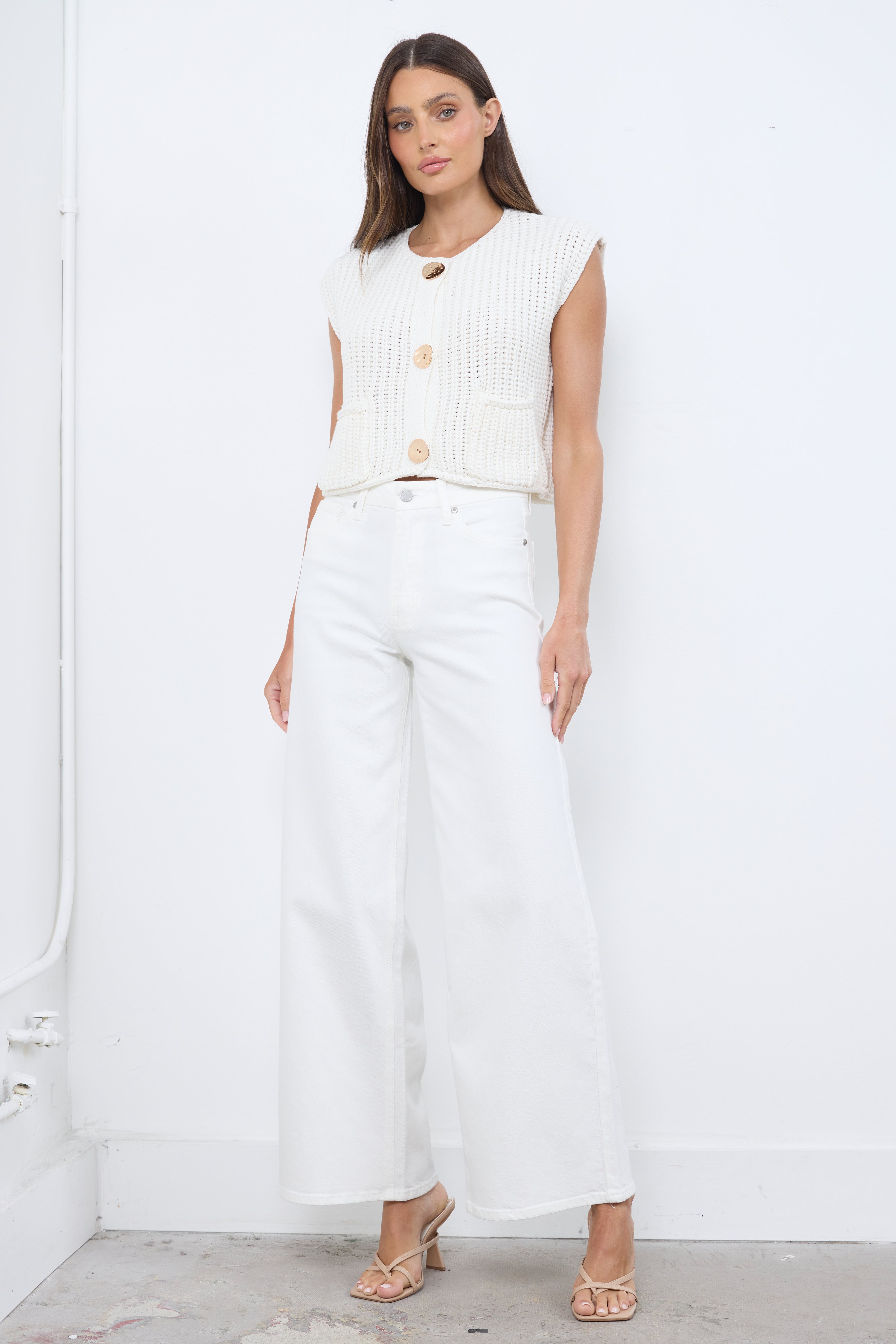 Salem White Denim Jeans