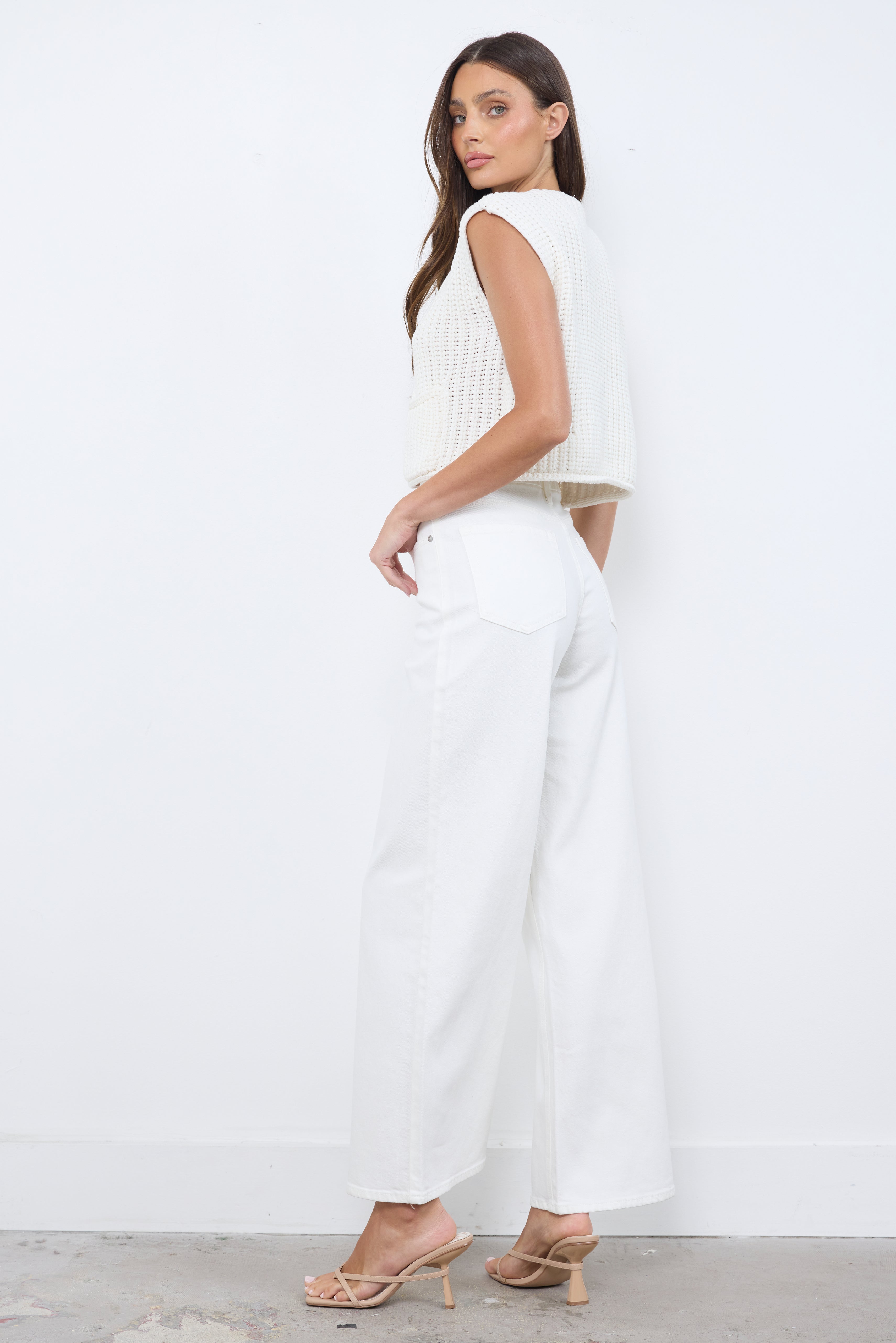 Salem White Denim Jeans