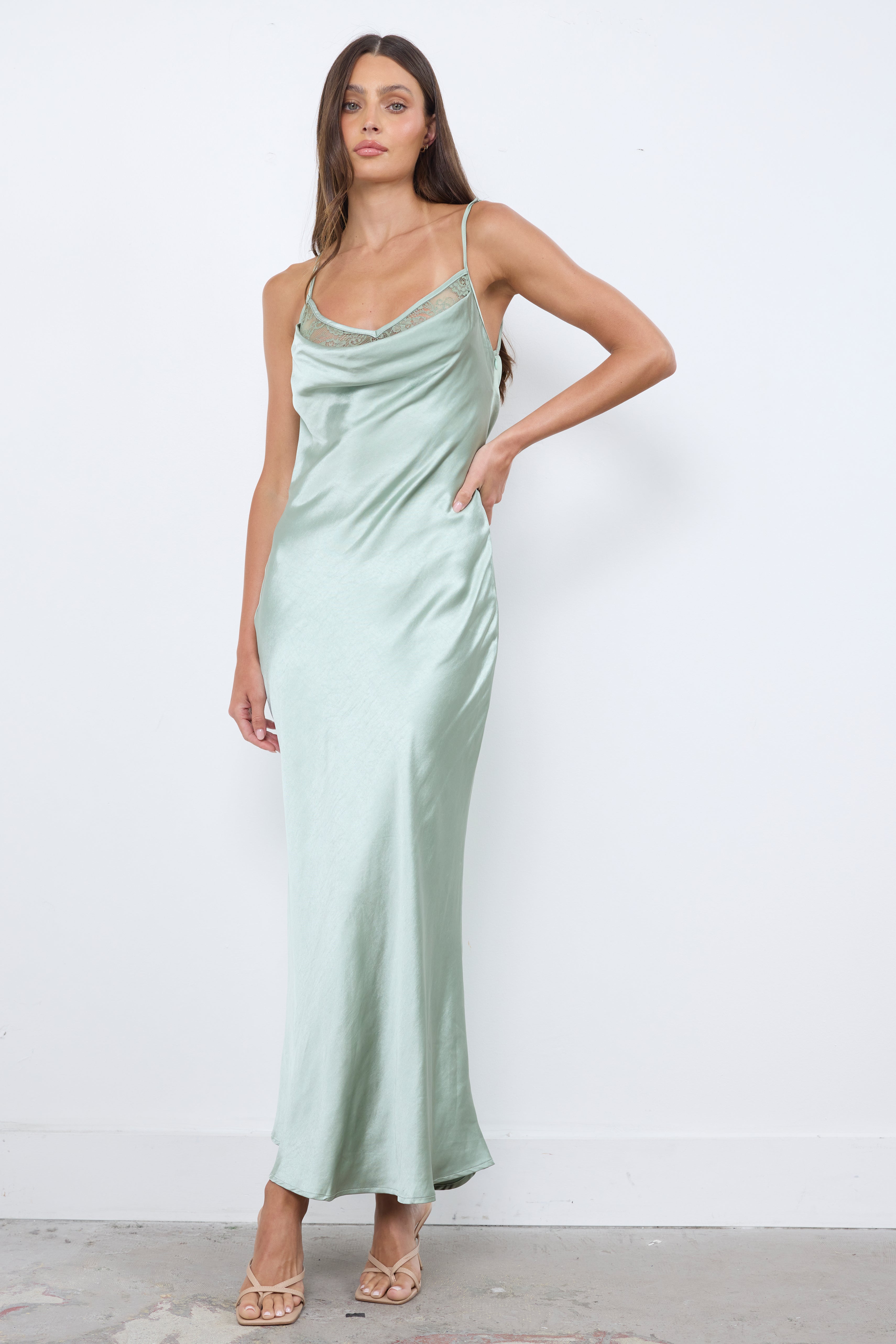 Lovely To Meet You Sage Dress