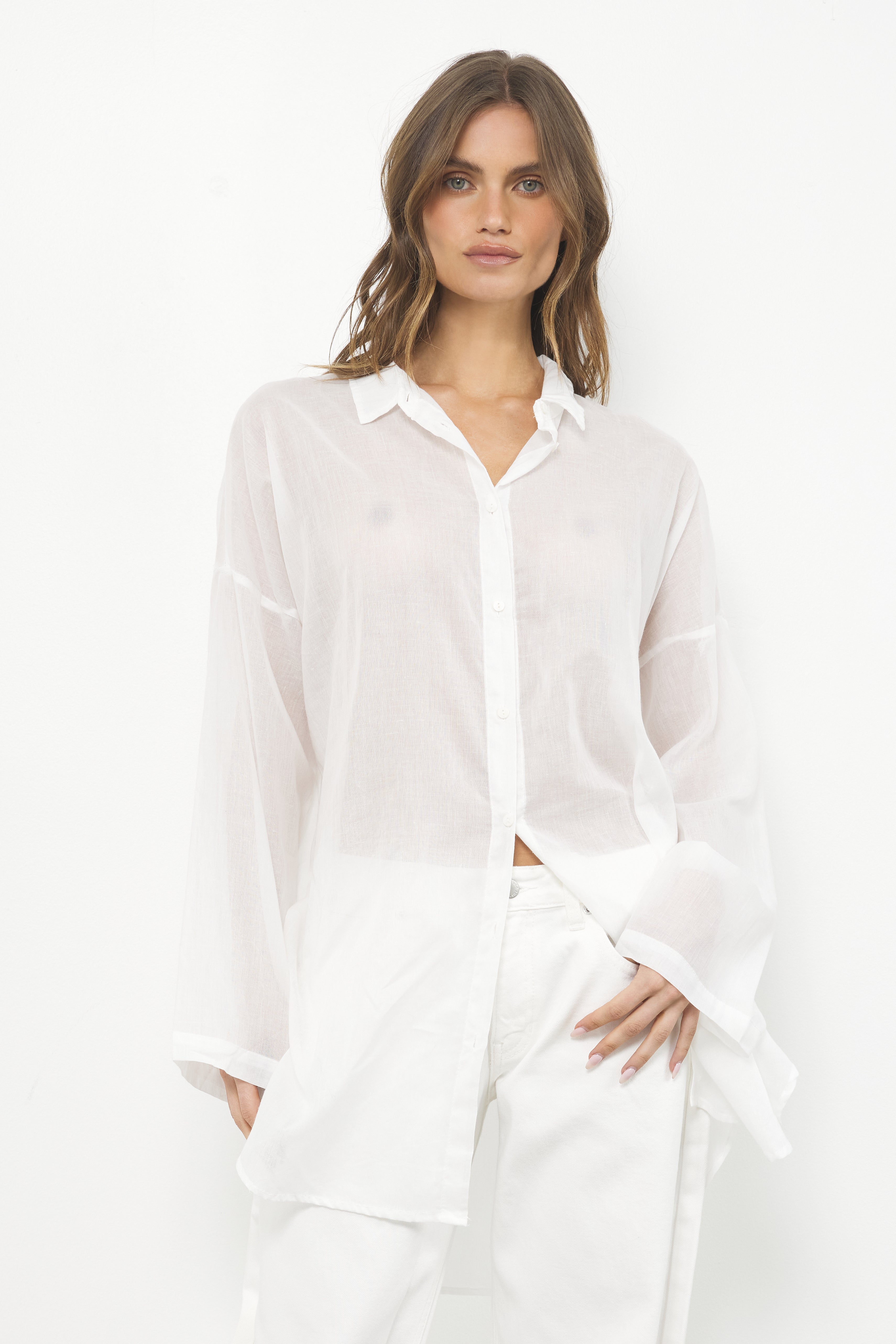 Good Karma Off White Top