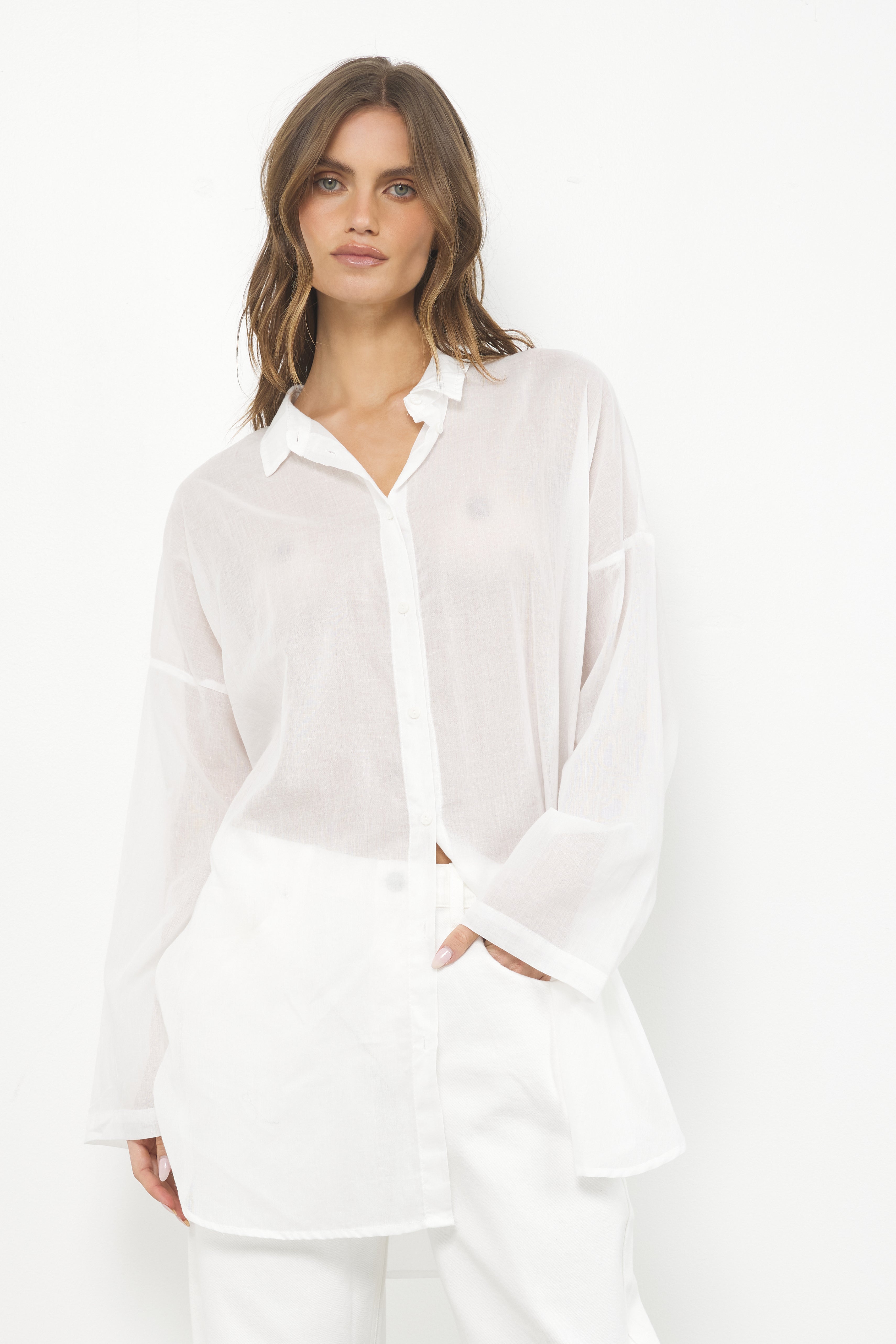 Good Karma Off White Top