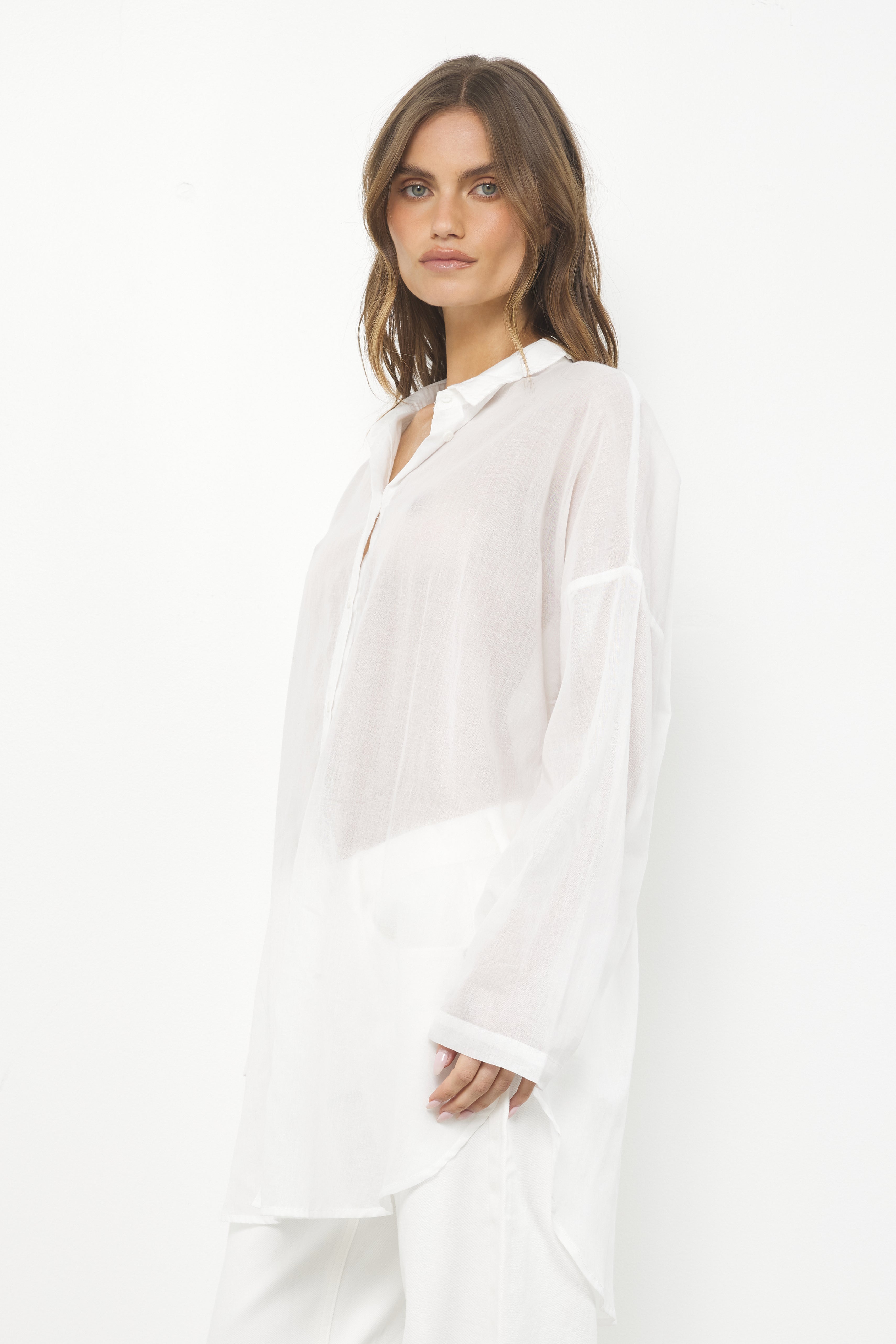 Good Karma Off White Top