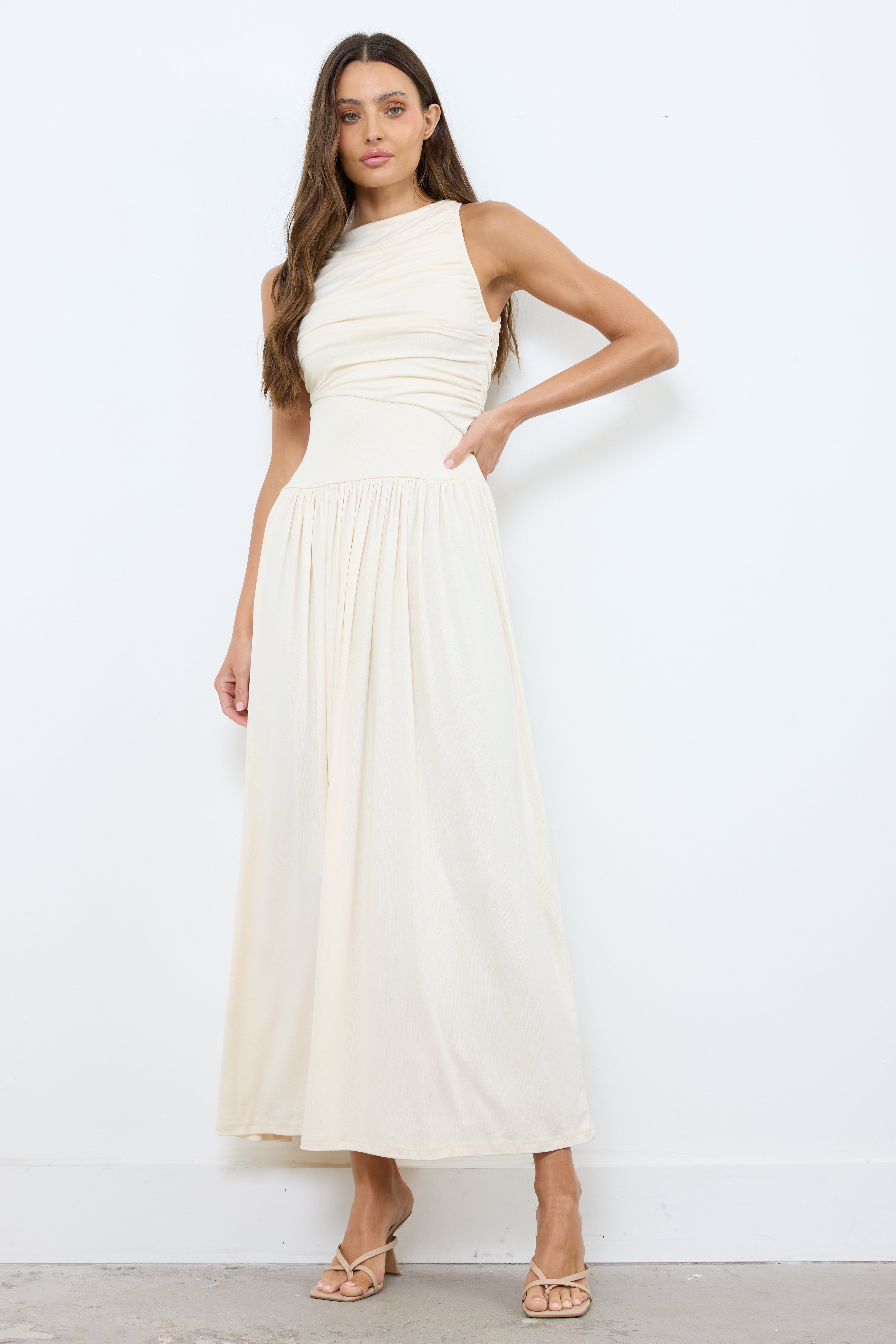 Leni Cream Dress