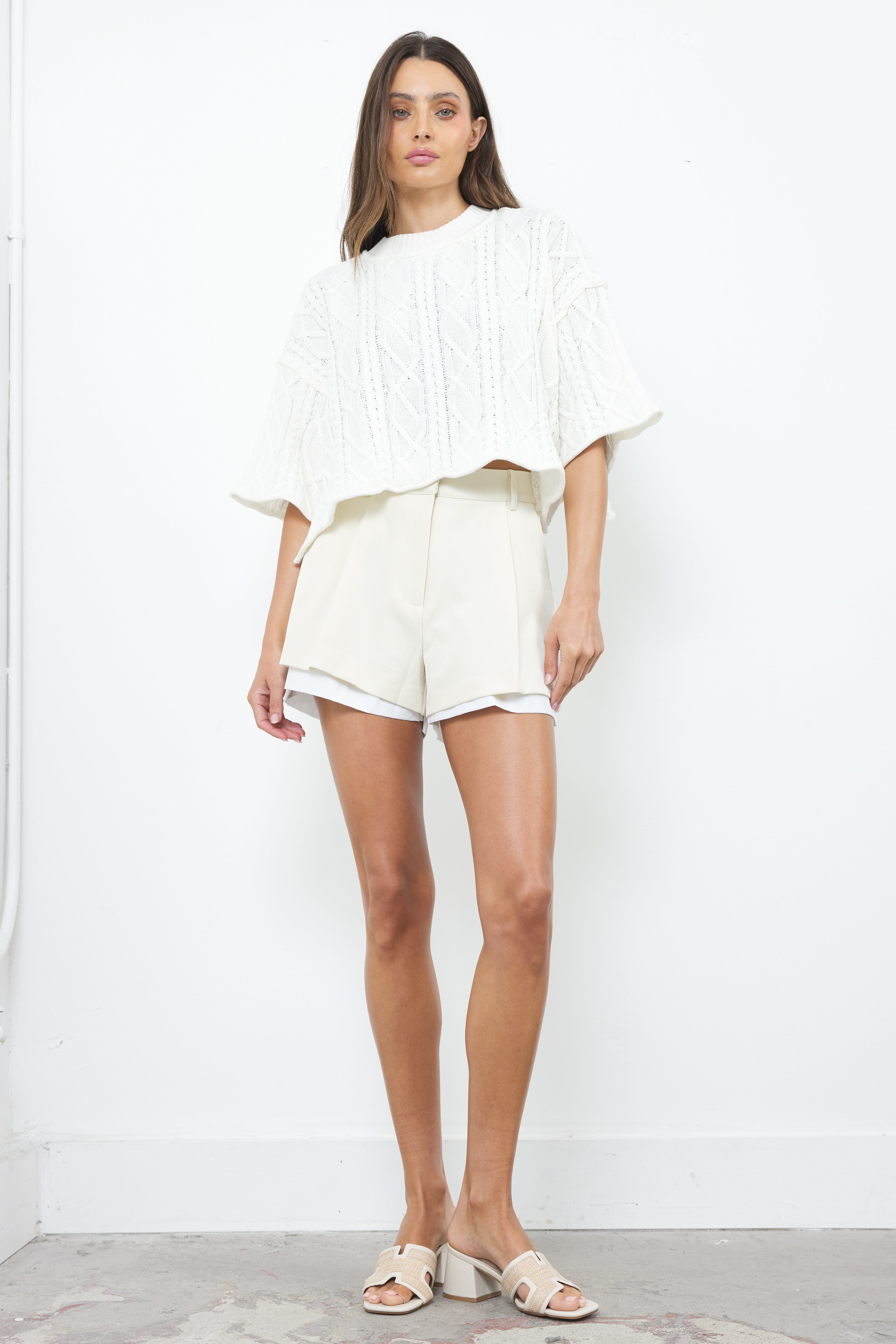 Style Update Beige Shorts