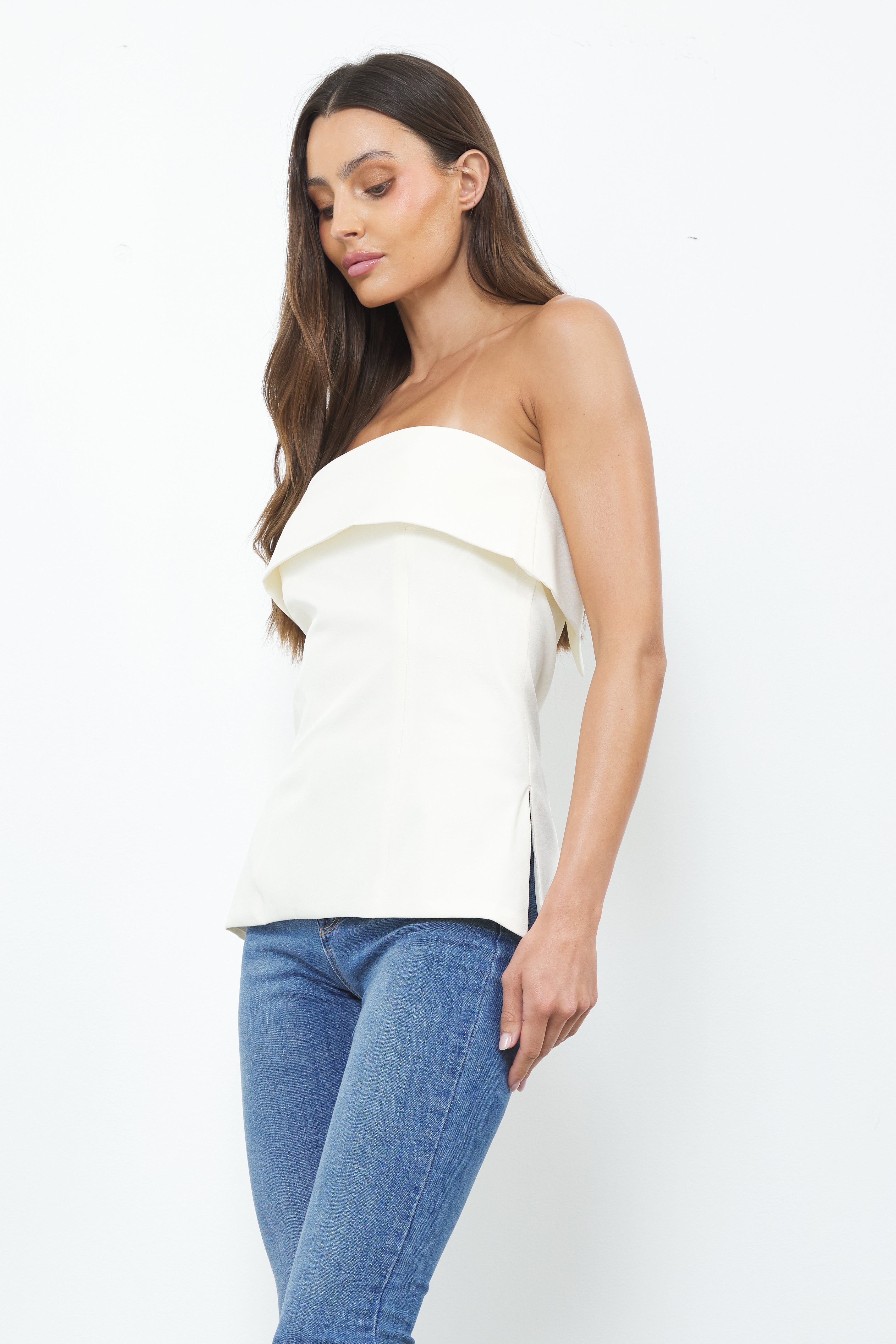 Eva Cream Top
