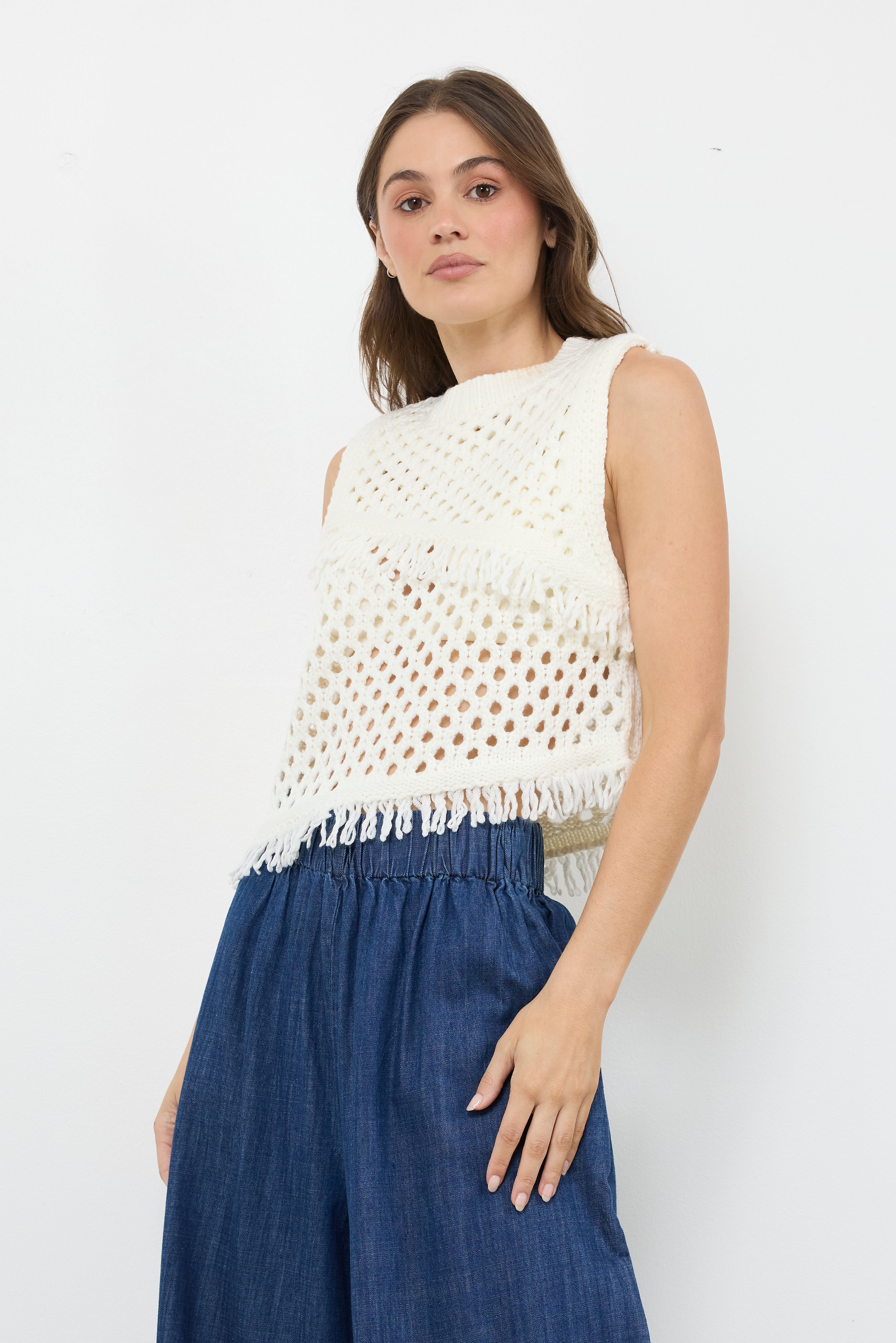Peeping Tom Ivory Top