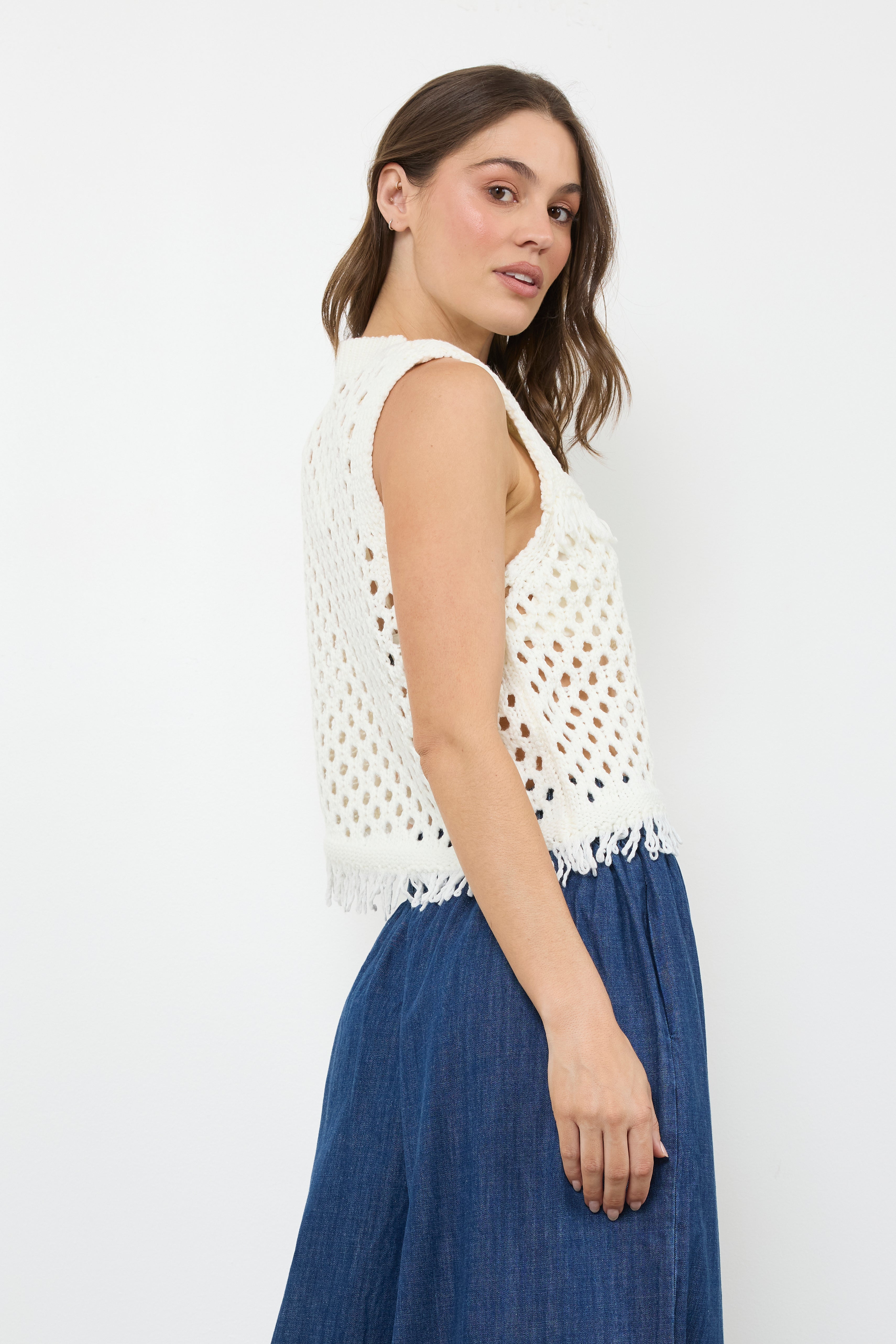 Peeping Tom Ivory Top