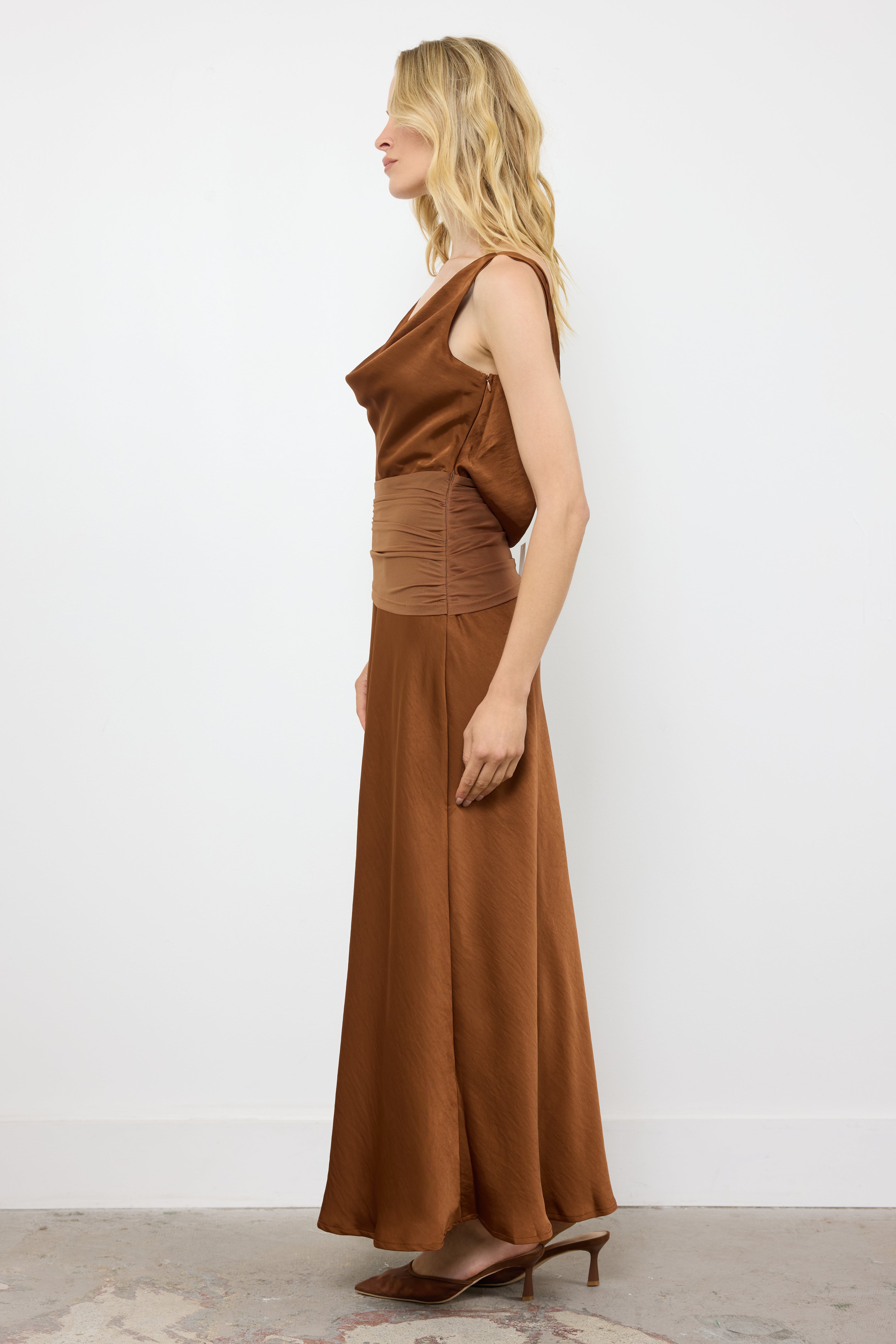 Take A Moment Cocoa Dress