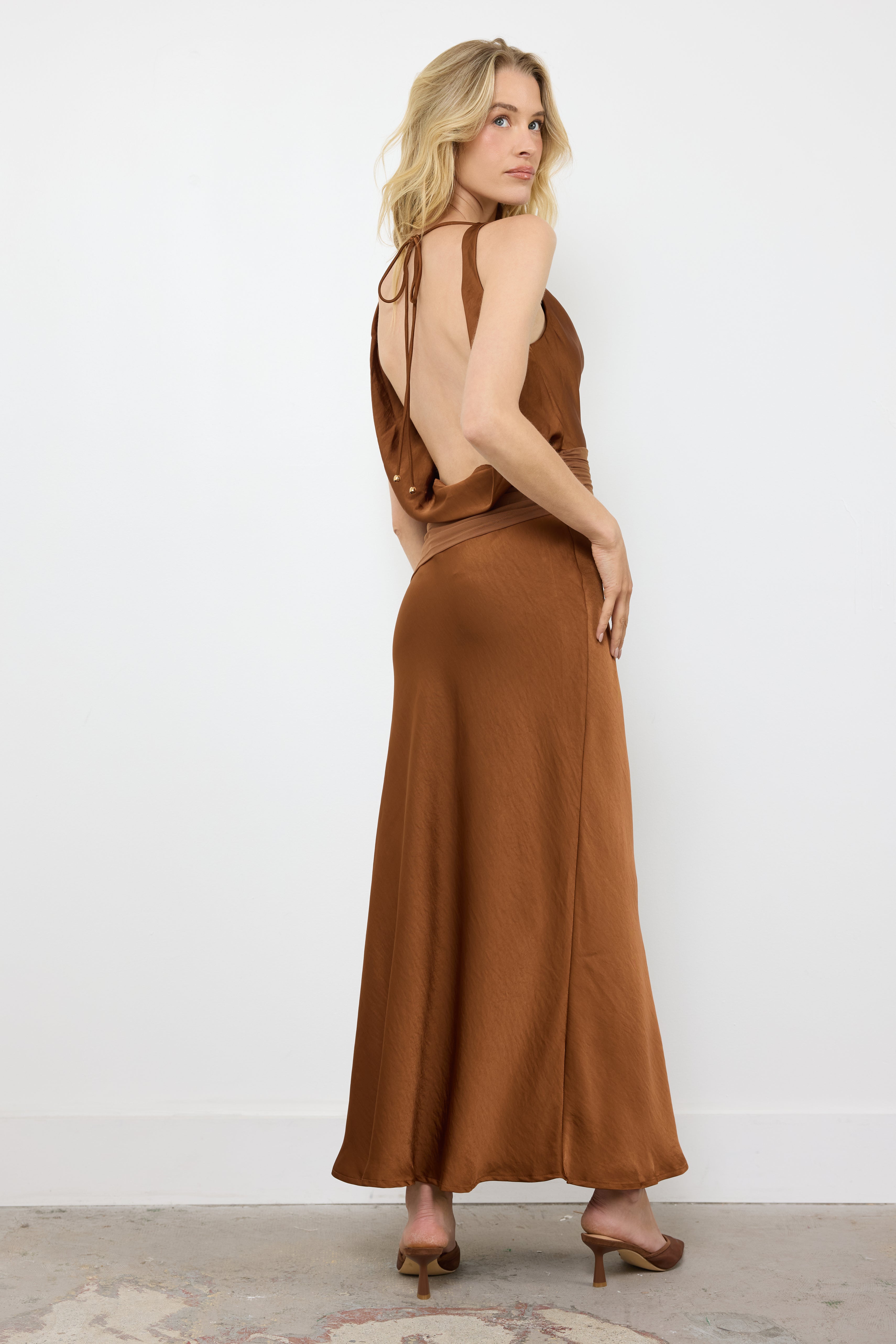 Take A Moment Cocoa Dress