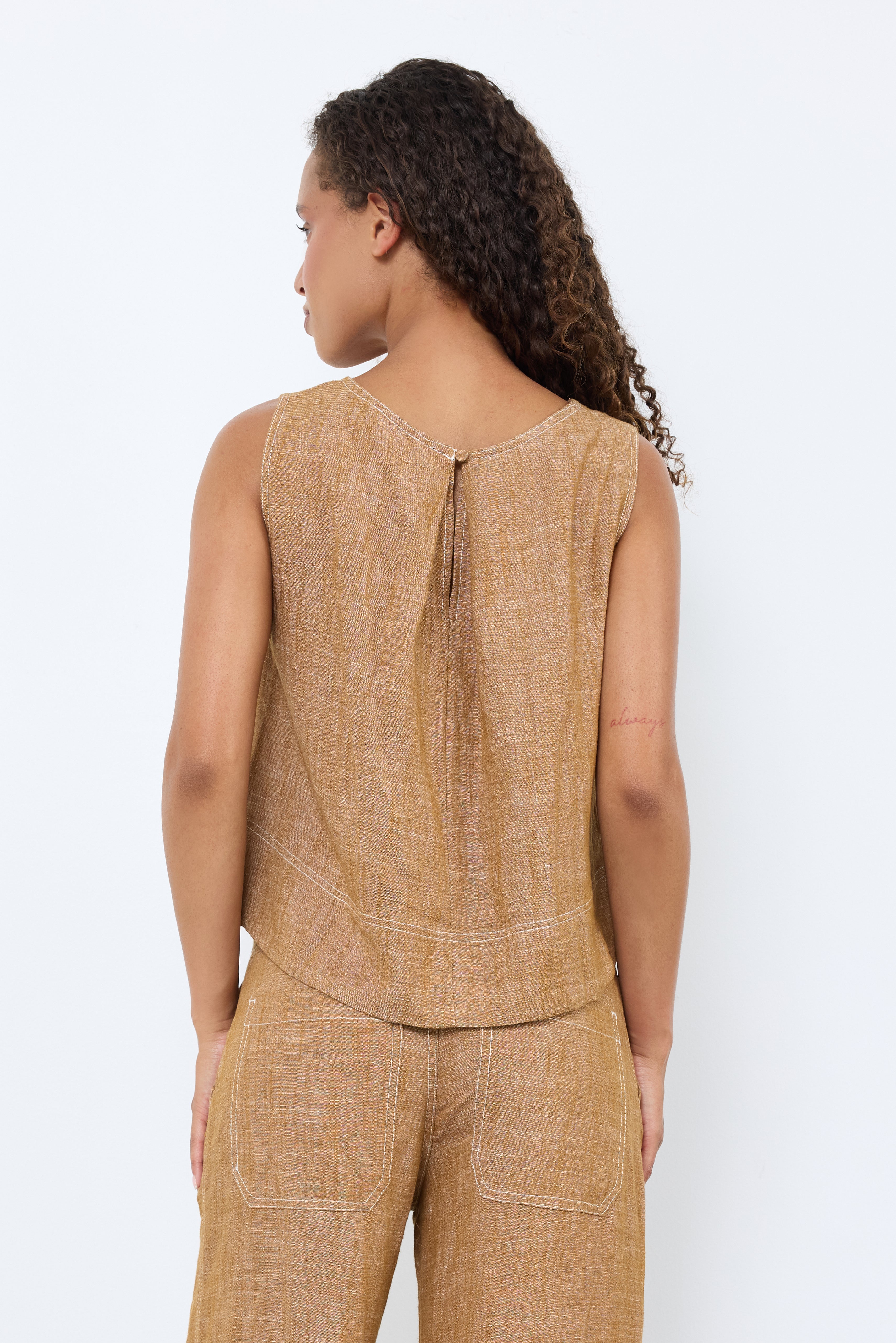 Imagining Things Brown Top