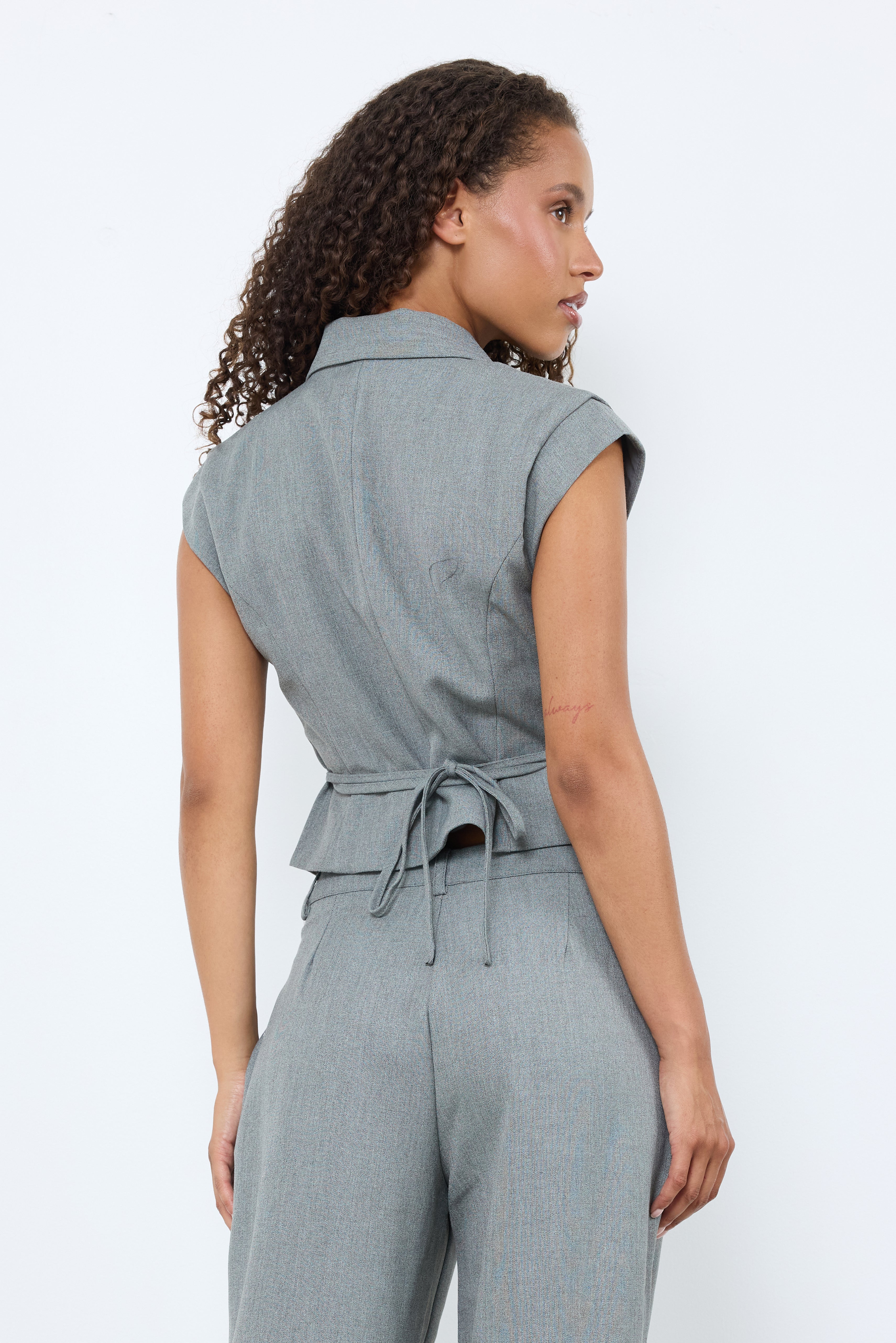 Money Moves Grey Top
