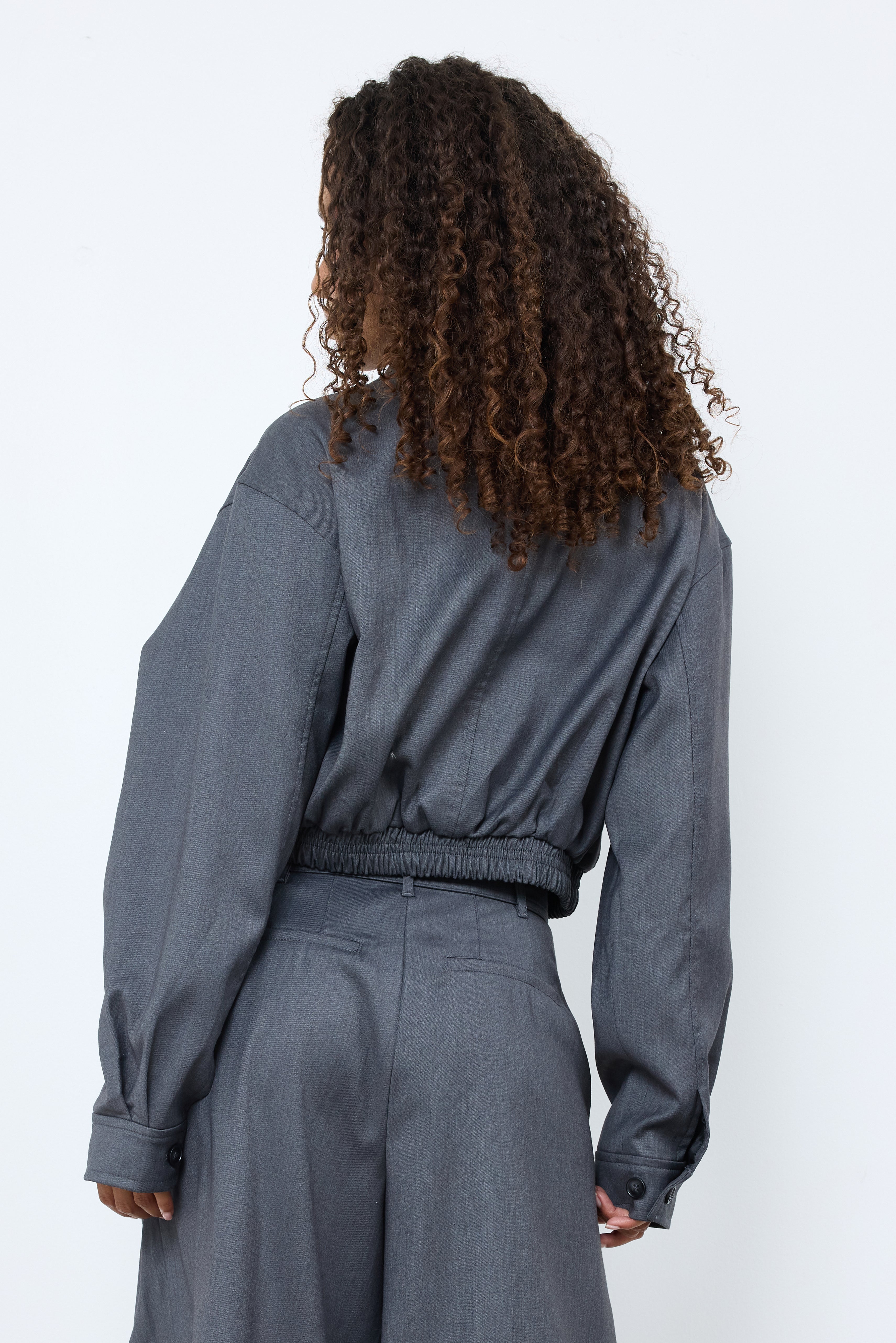Boss You Around Charcoal Jacket