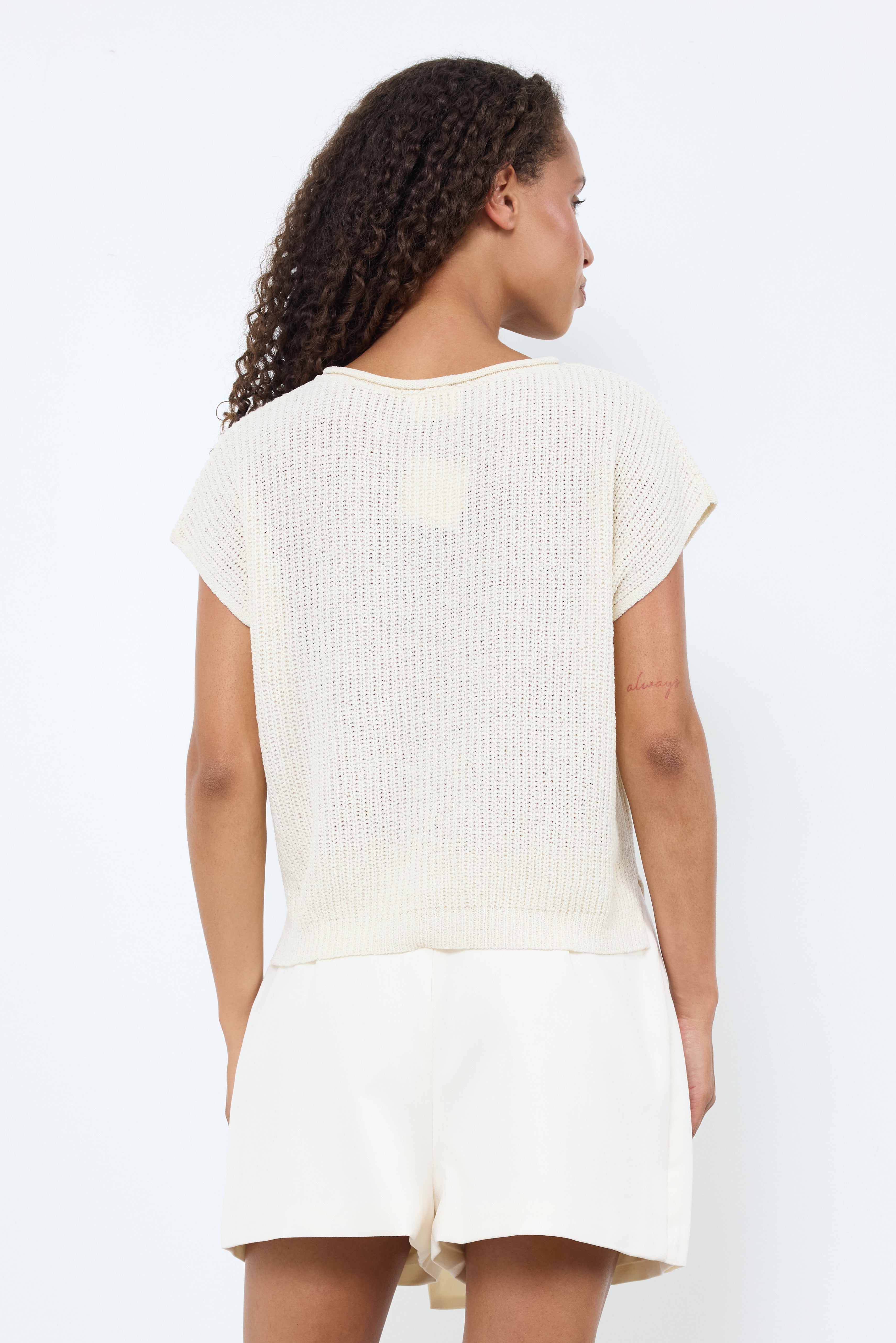 Prep In My Step Cream Knit Top
