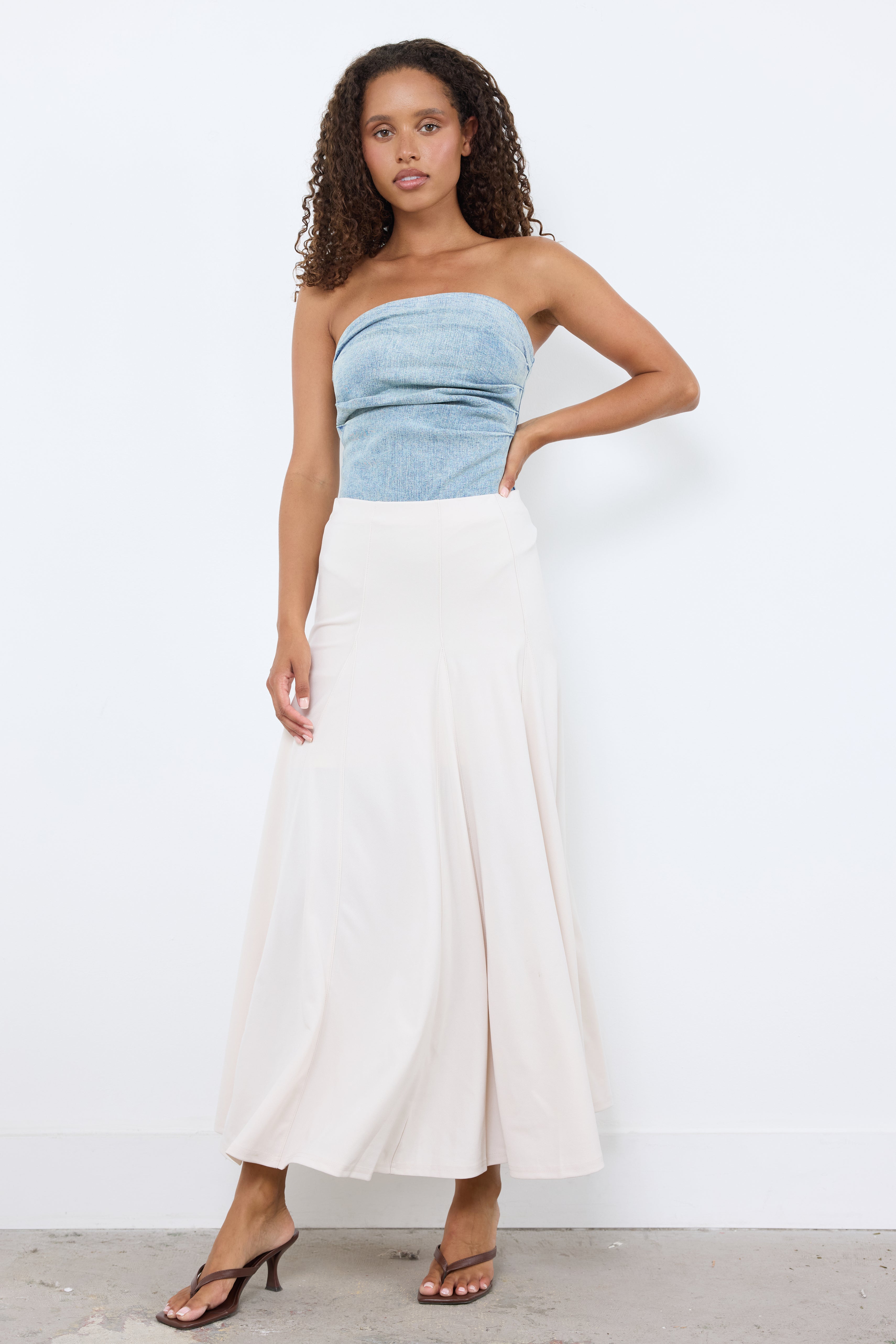 Break Away Light Taupe Skirt