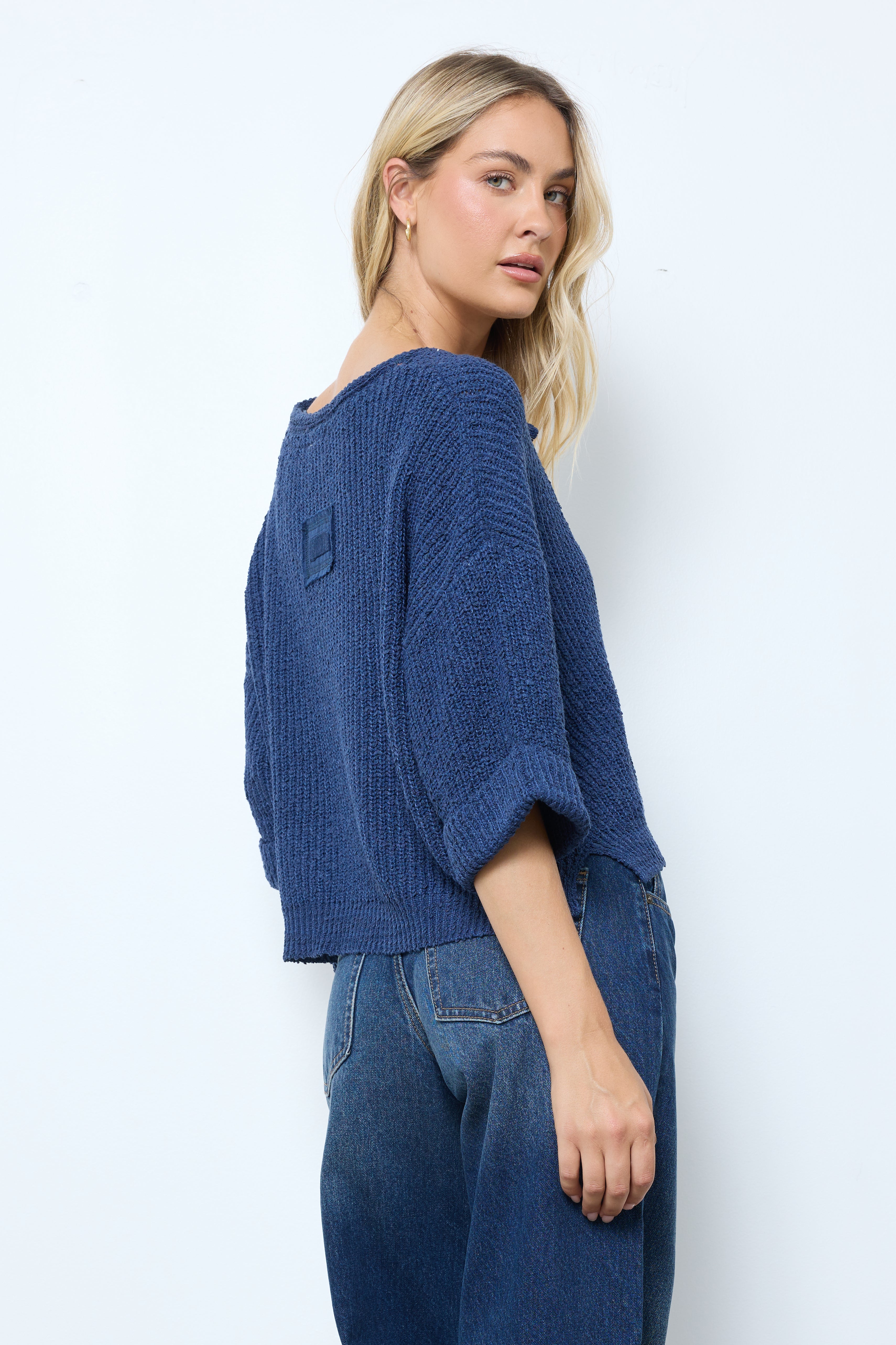 Loose The Attitude Navy Top
