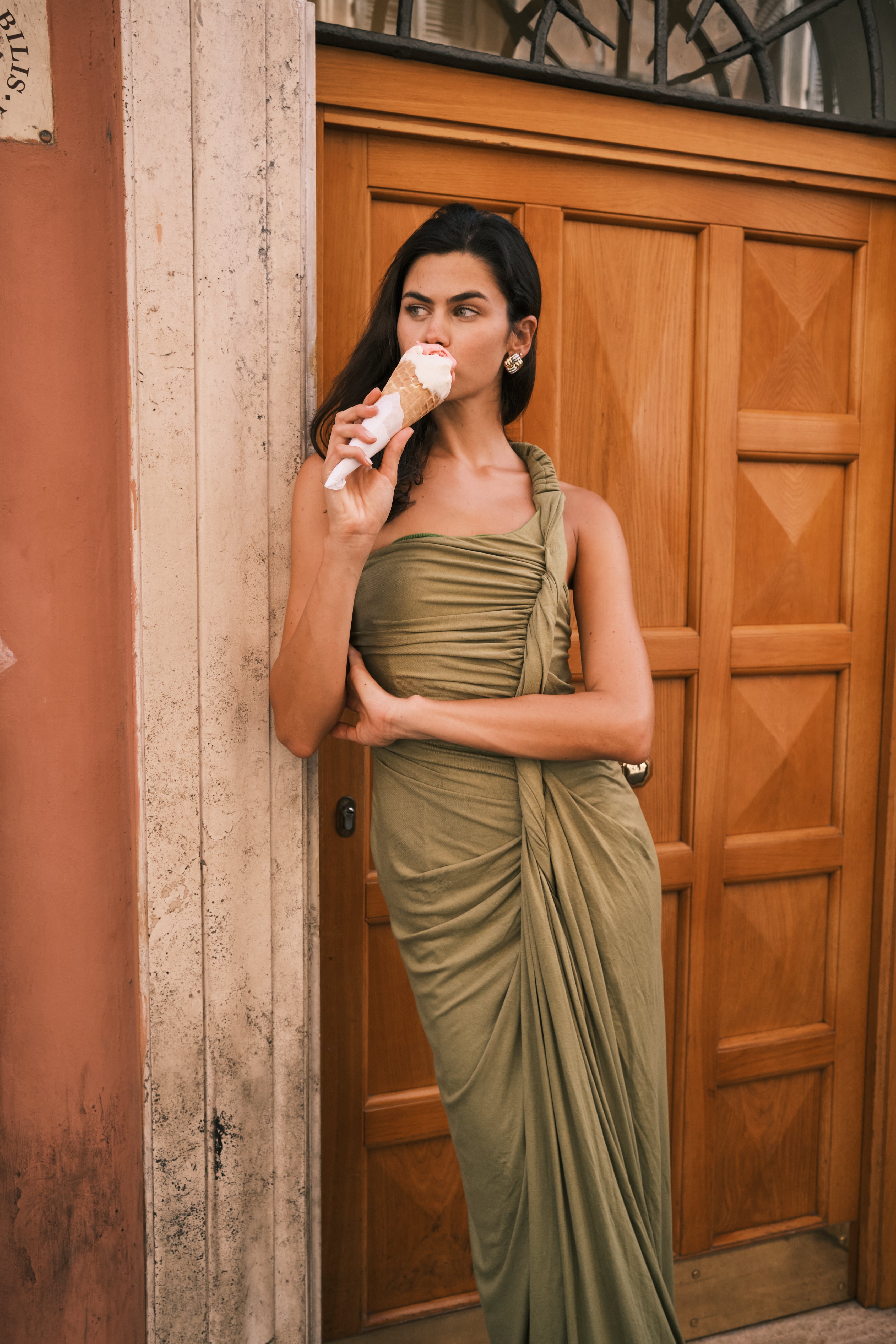 Third Date Pistachio Dress