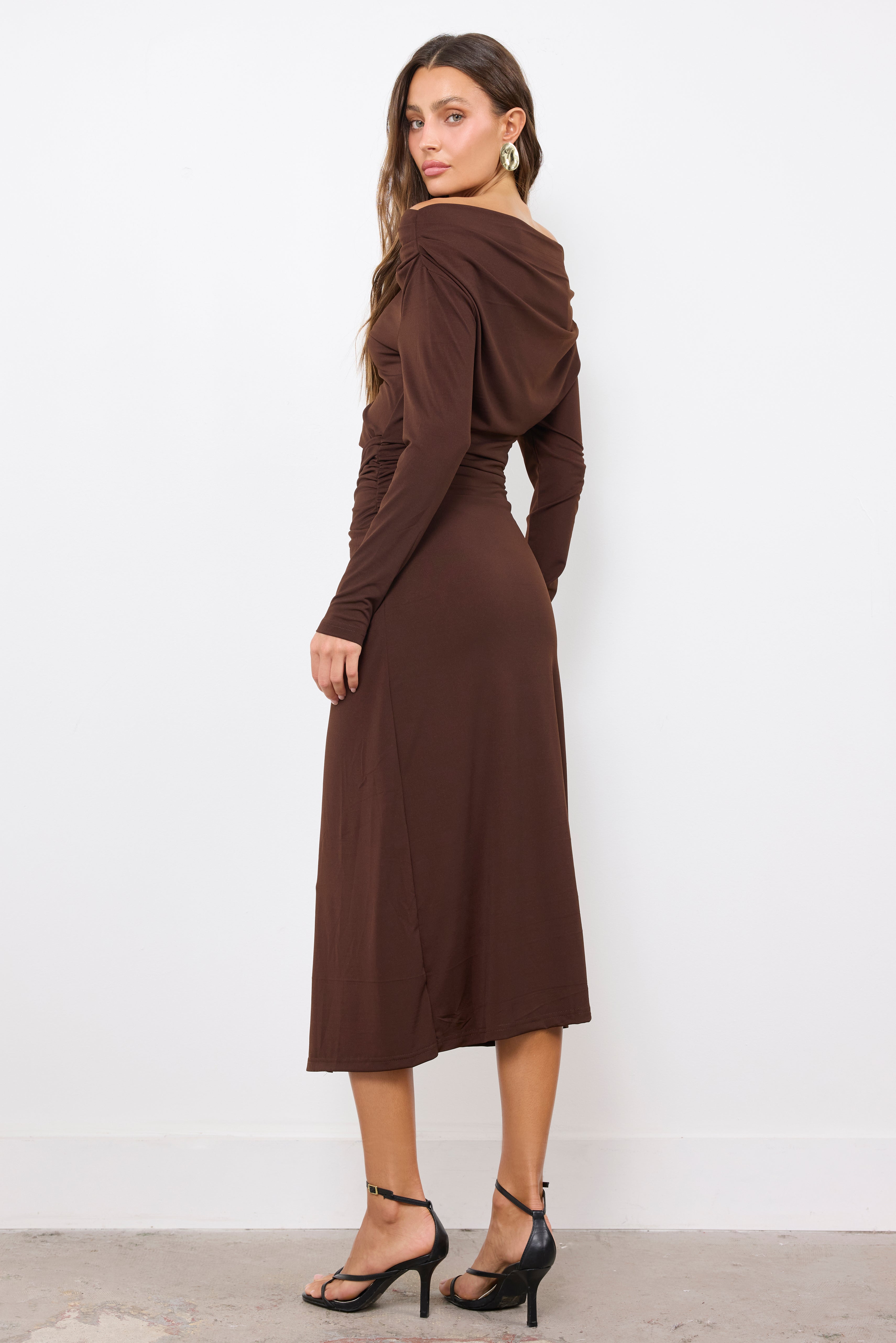 Sensitive Dark Brown Dress