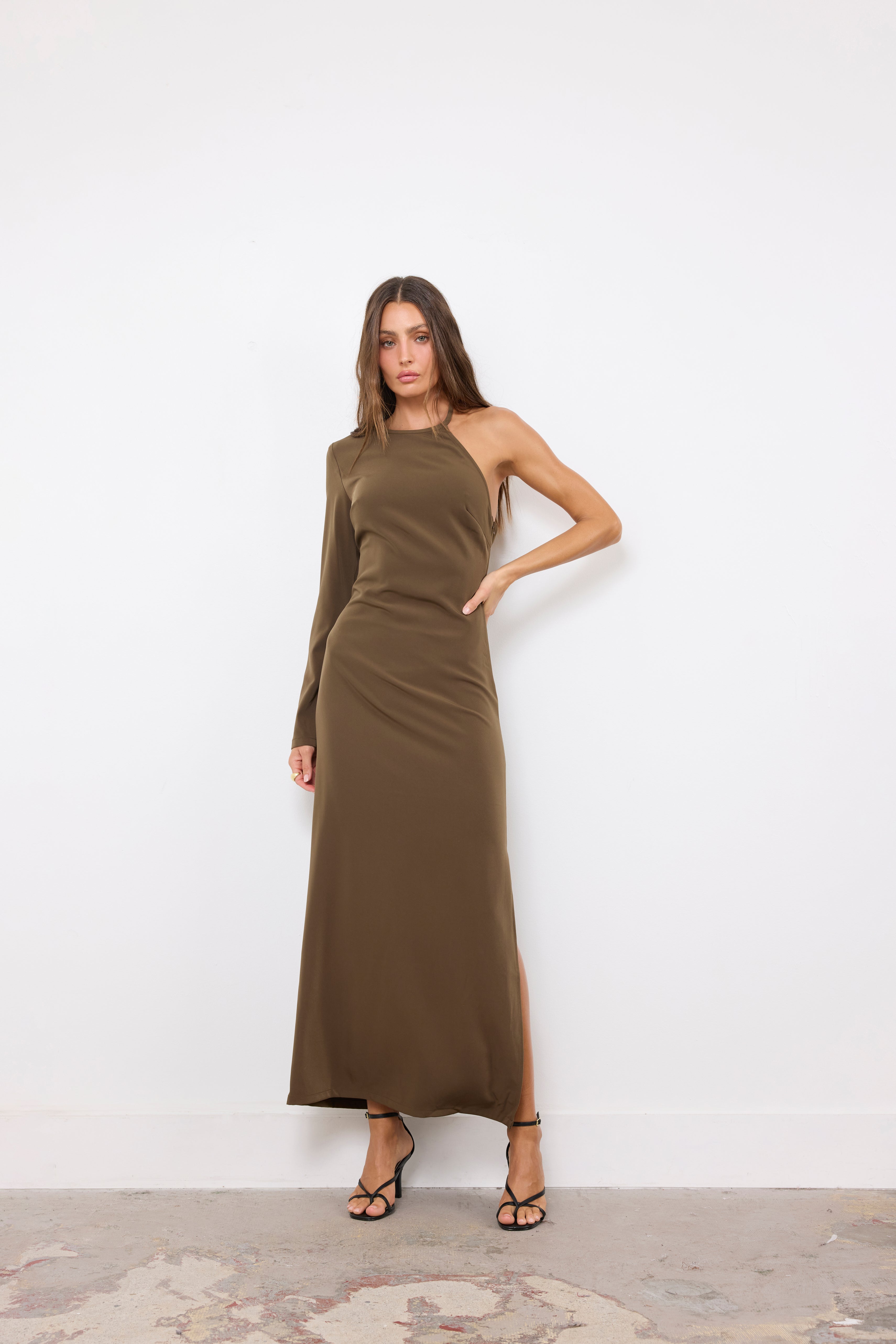 Wish I Knew Brown Dress