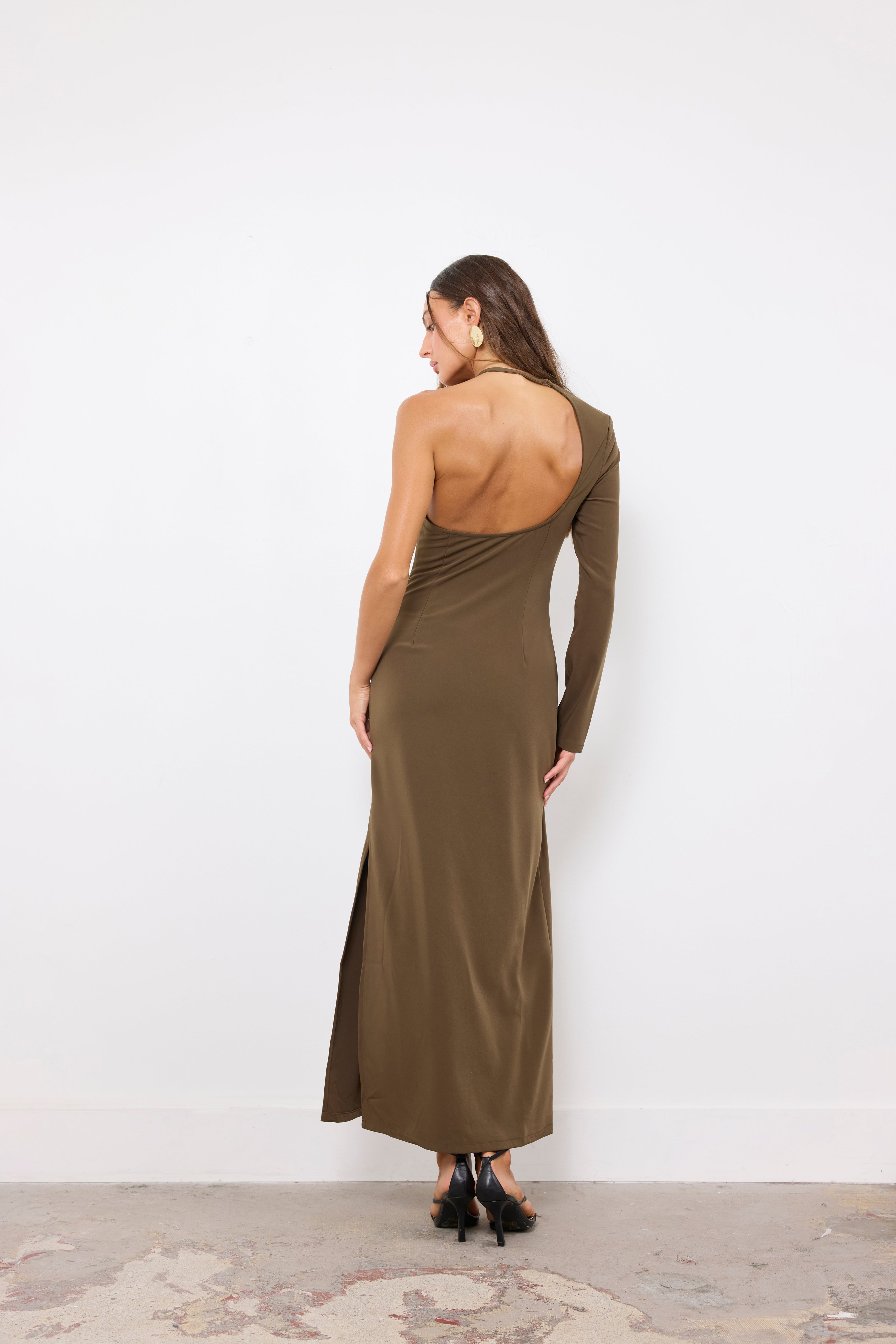 Wish I Knew Brown Dress