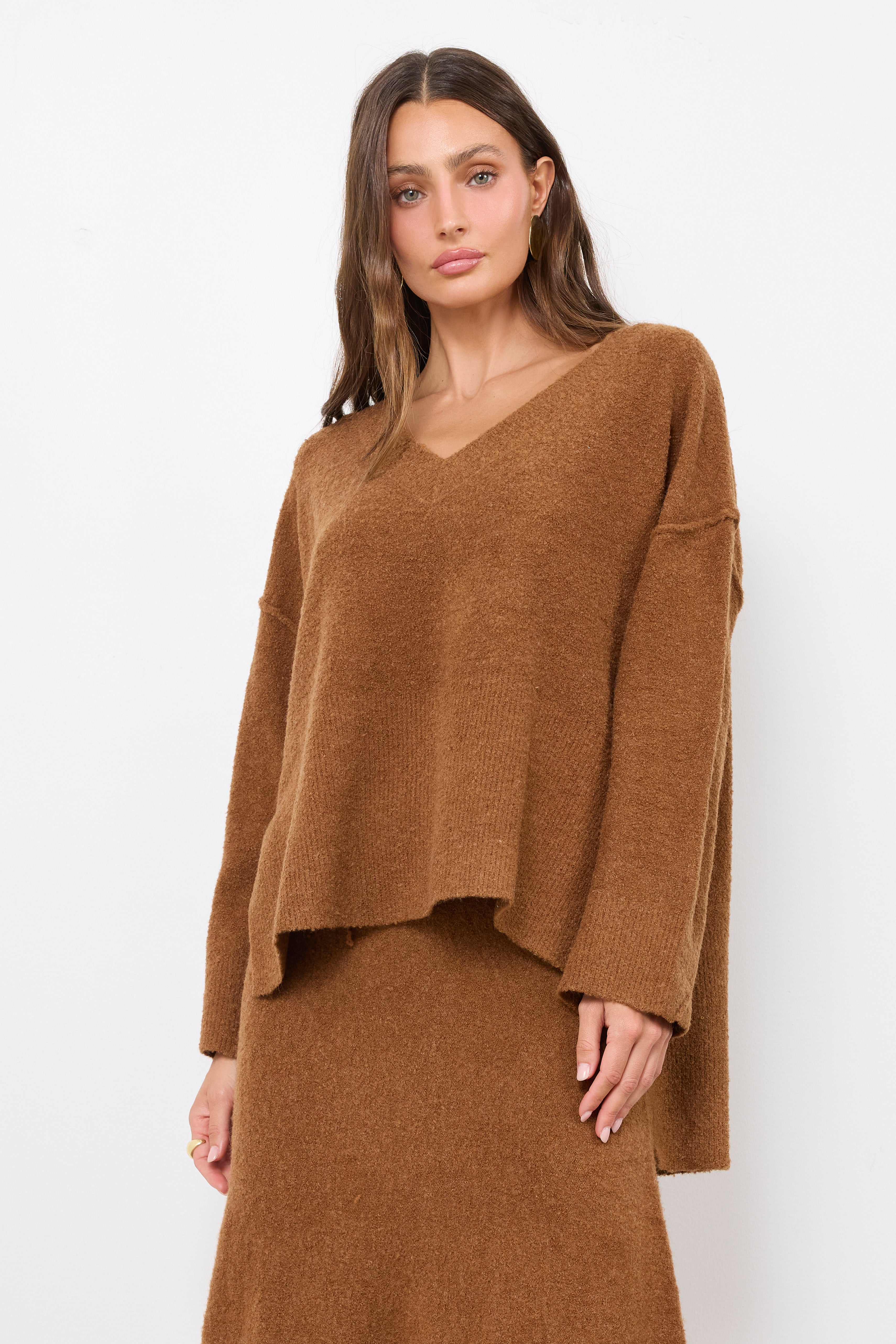 Jawa Camel Knit Top