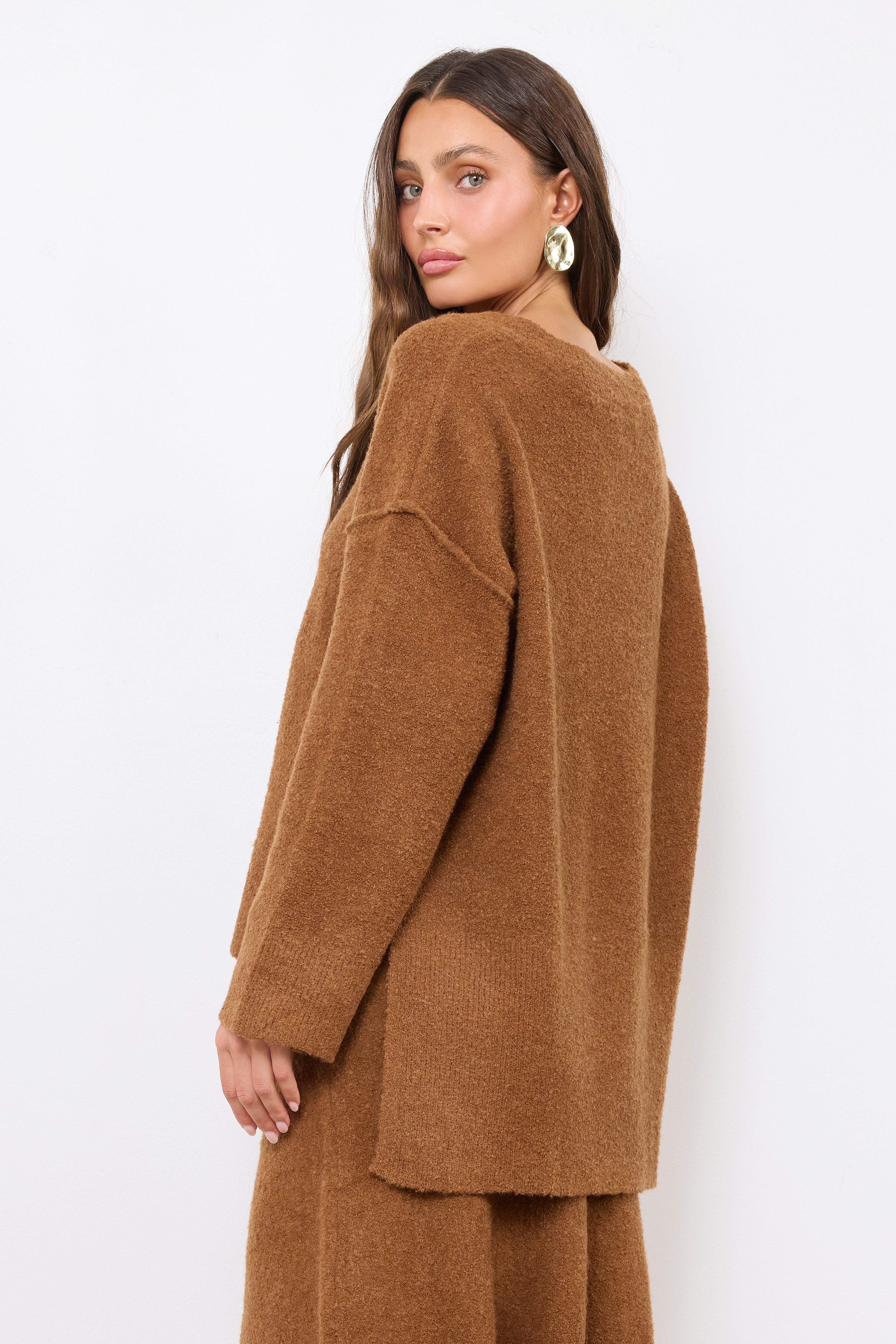 Jawa Camel Knit Top