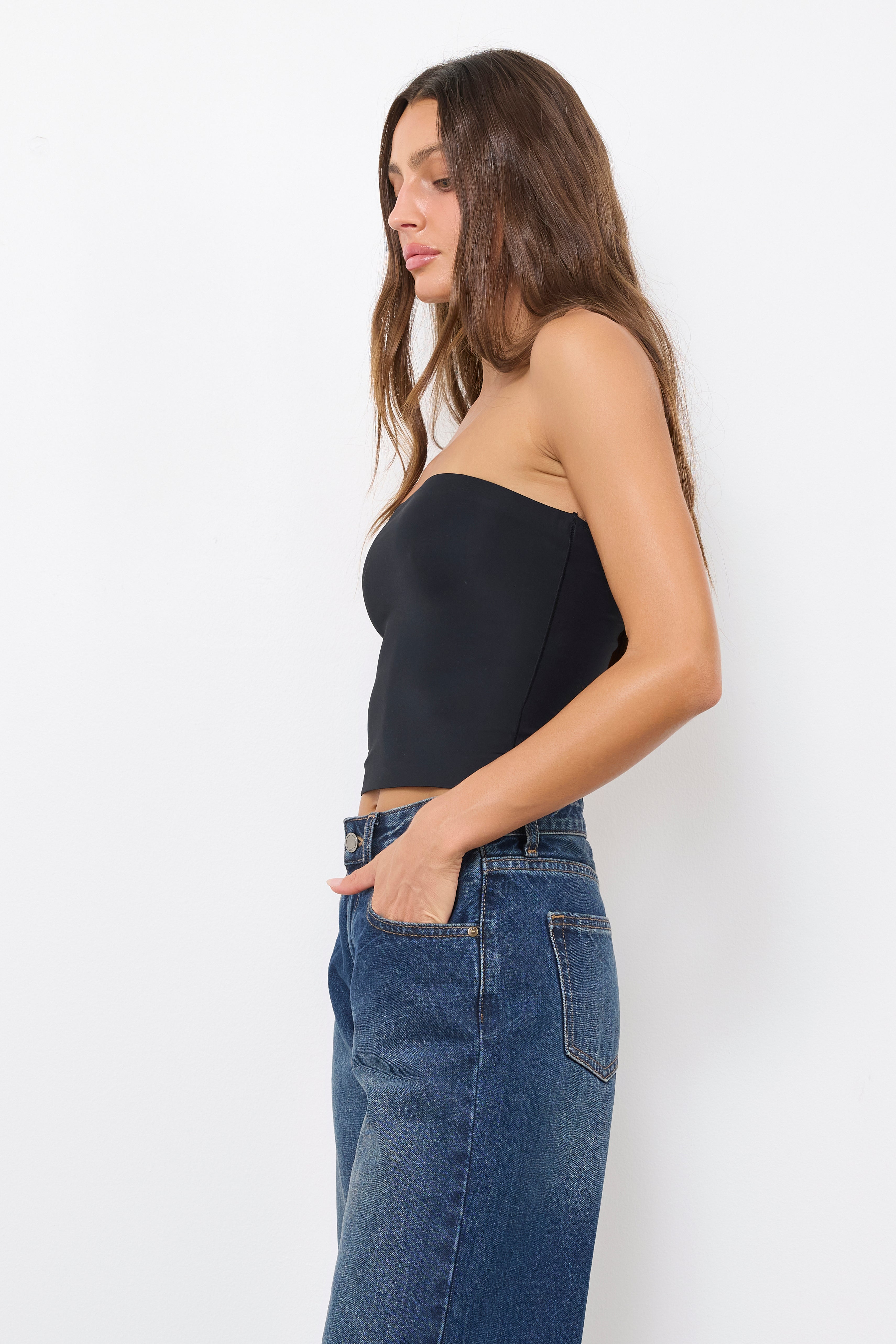 Bonding Black Tube Top